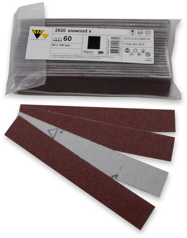 2920 siastrip 30x195mm P120 (Pack of 50)