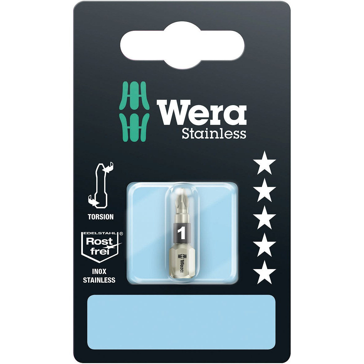 Wera 3855/1 TS SB bits, stainless, PZ 1 x 25 mm