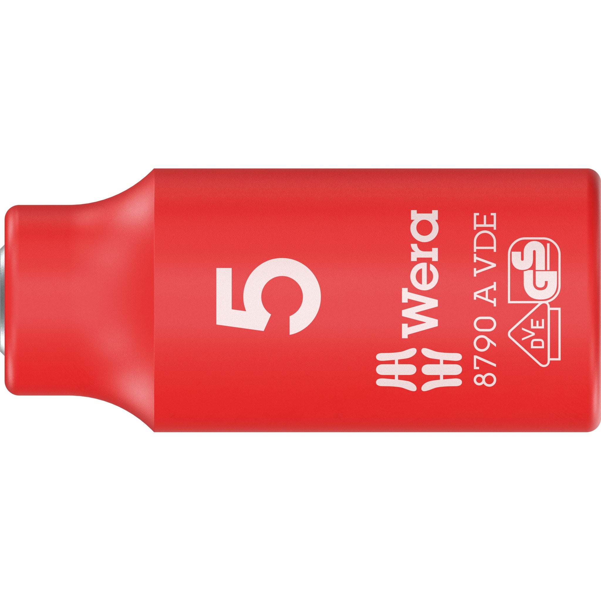 Wera 8790 A VDE Zyklop Socket, insulated, with 1/4" drive, 5 x 41 mm