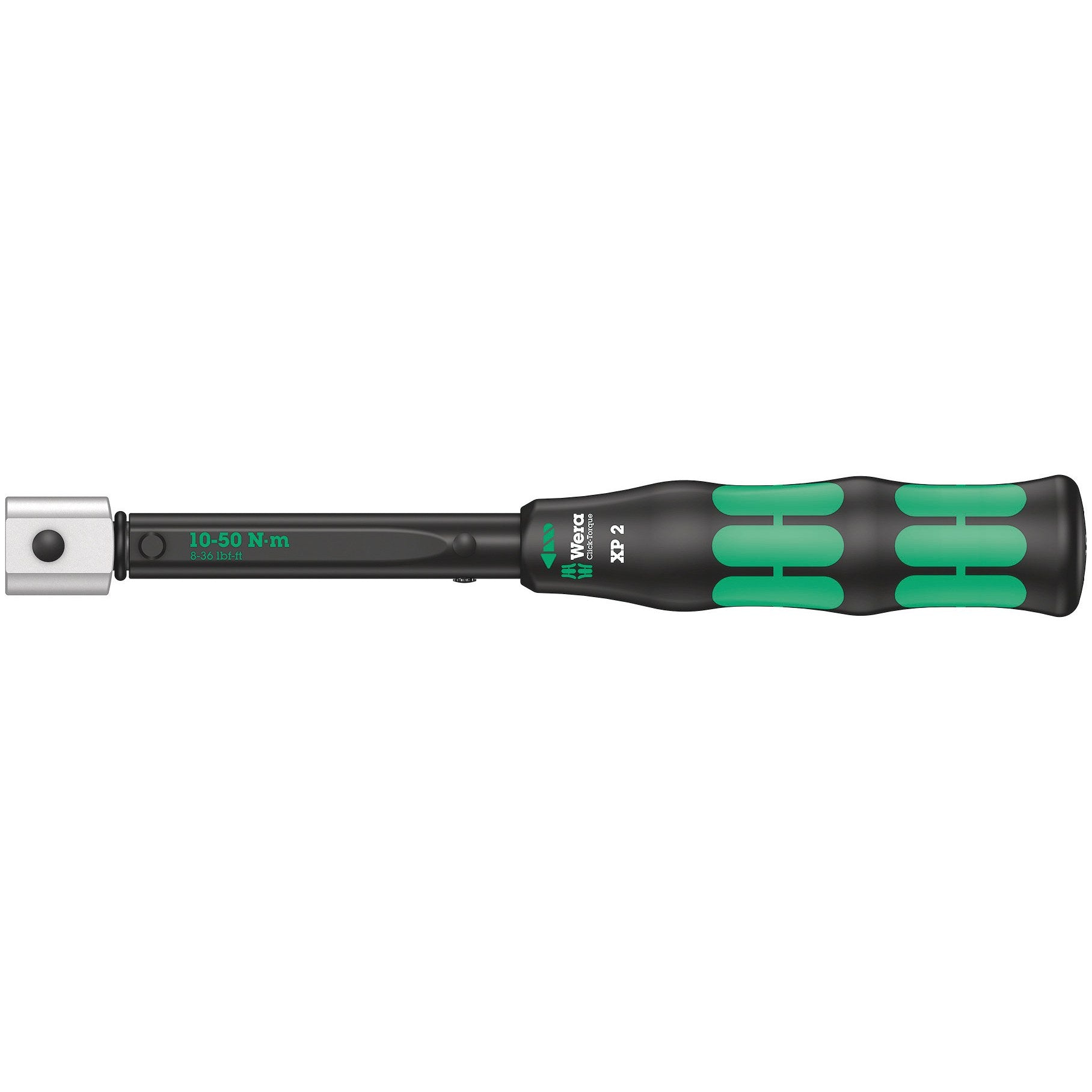 Wera Click-Torque XP 2 pre-set adjustable torque wrench for insert tools, 10-50 Nm, 10