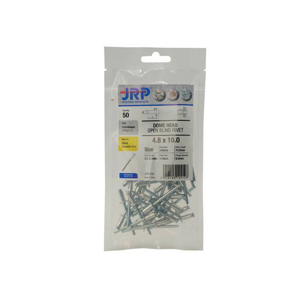 Aluminium/Steel Dome Rivets - 3.2x12
