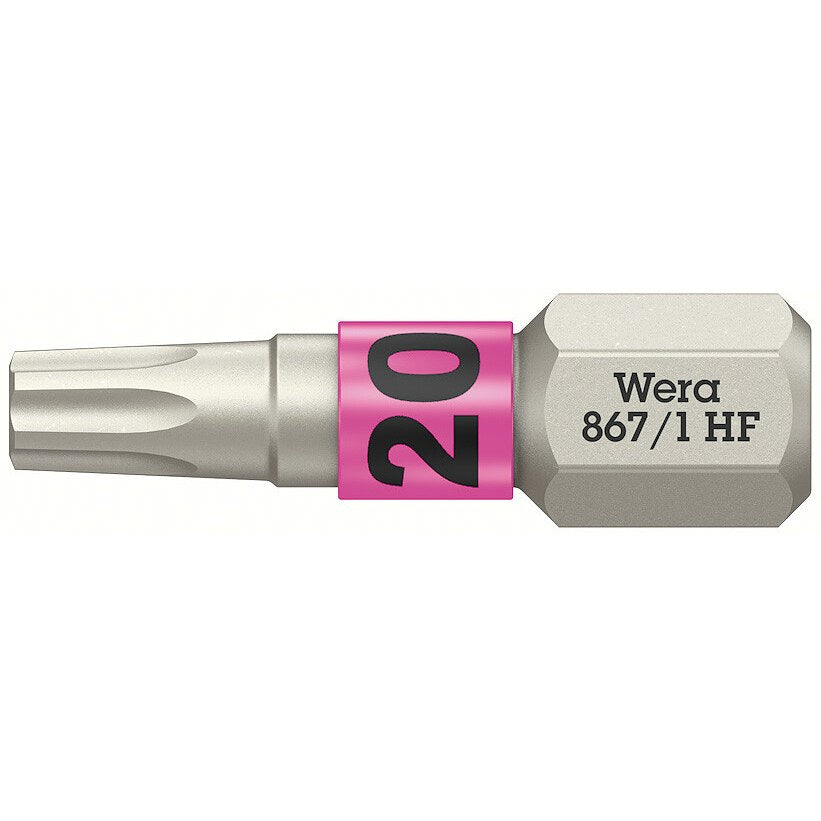 Wera 867/1 TORX® HF Bits with holding function, TX 20 x 25 mm