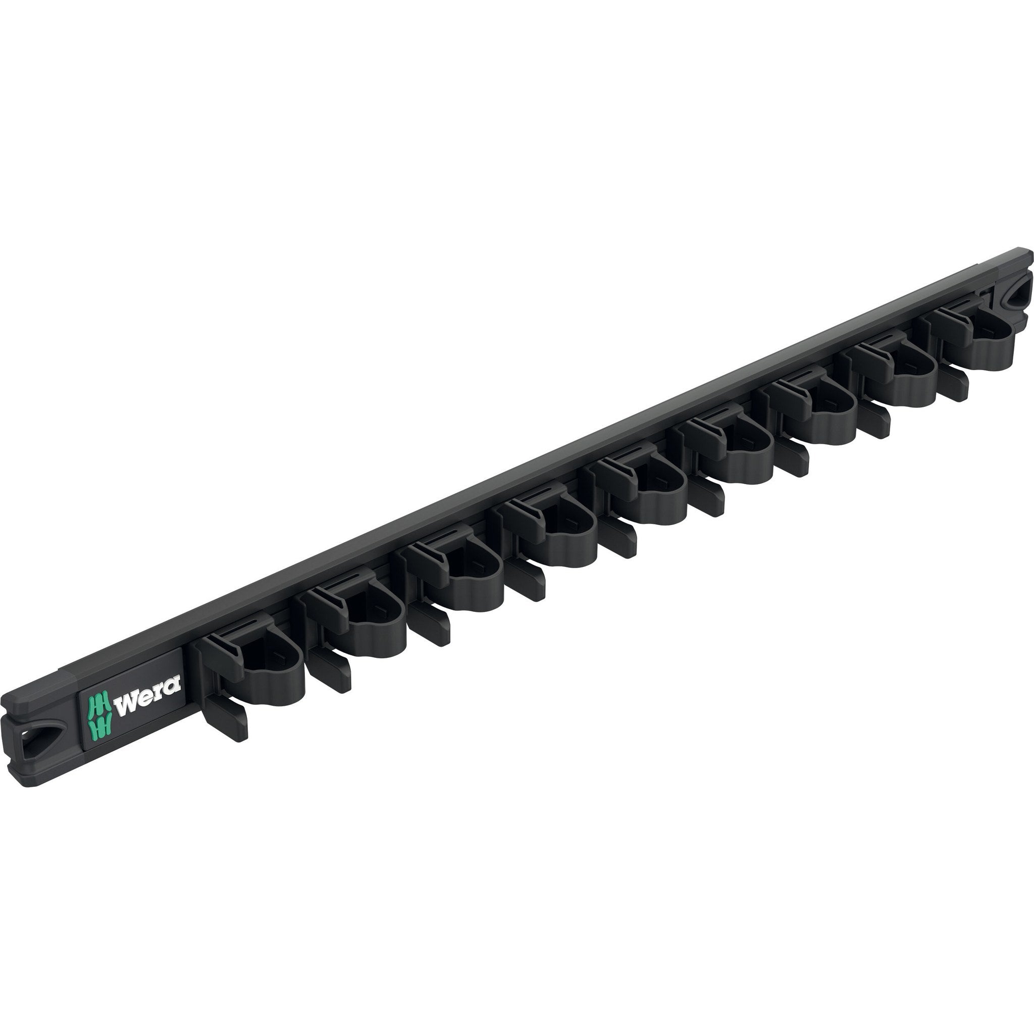Wera 9611 Magnetic rail for up to 9 Kraftform screwdrivers, empty, 30 x 400 mm