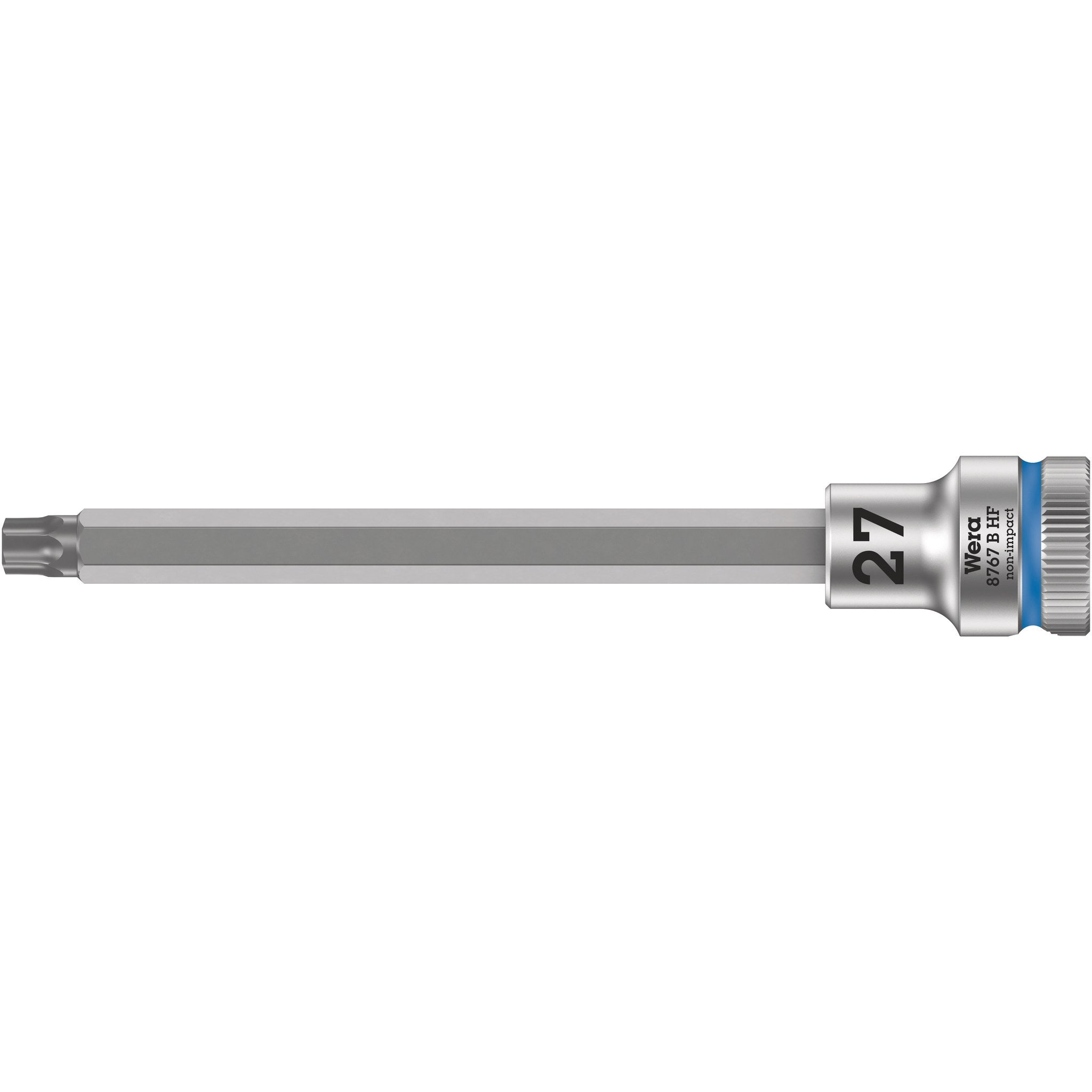 Wera 8767 B HF TORX® Zyklop bit socket with holding function, 3/8" drive, TX 27 x 107