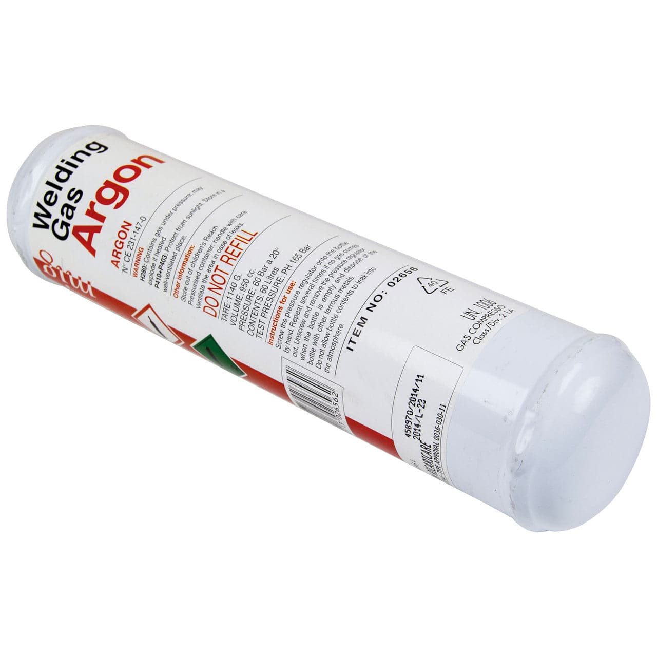 SIP 390g Argon Disposable Gas Bottle Pack
