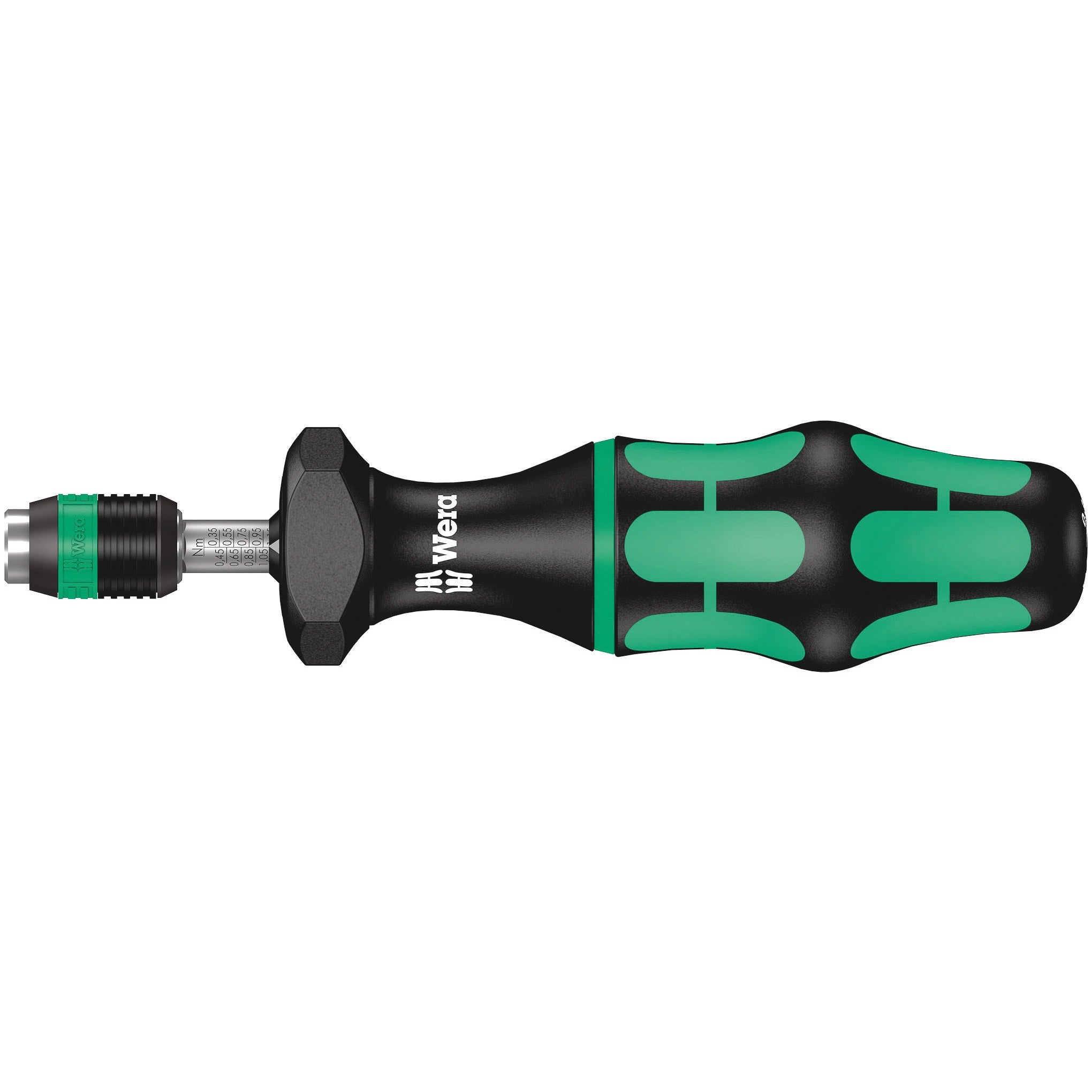 Wera Series 7400 Kraftform adjustable torque screwdrivers (0.1-3.0 Nm) with Rapidaptor