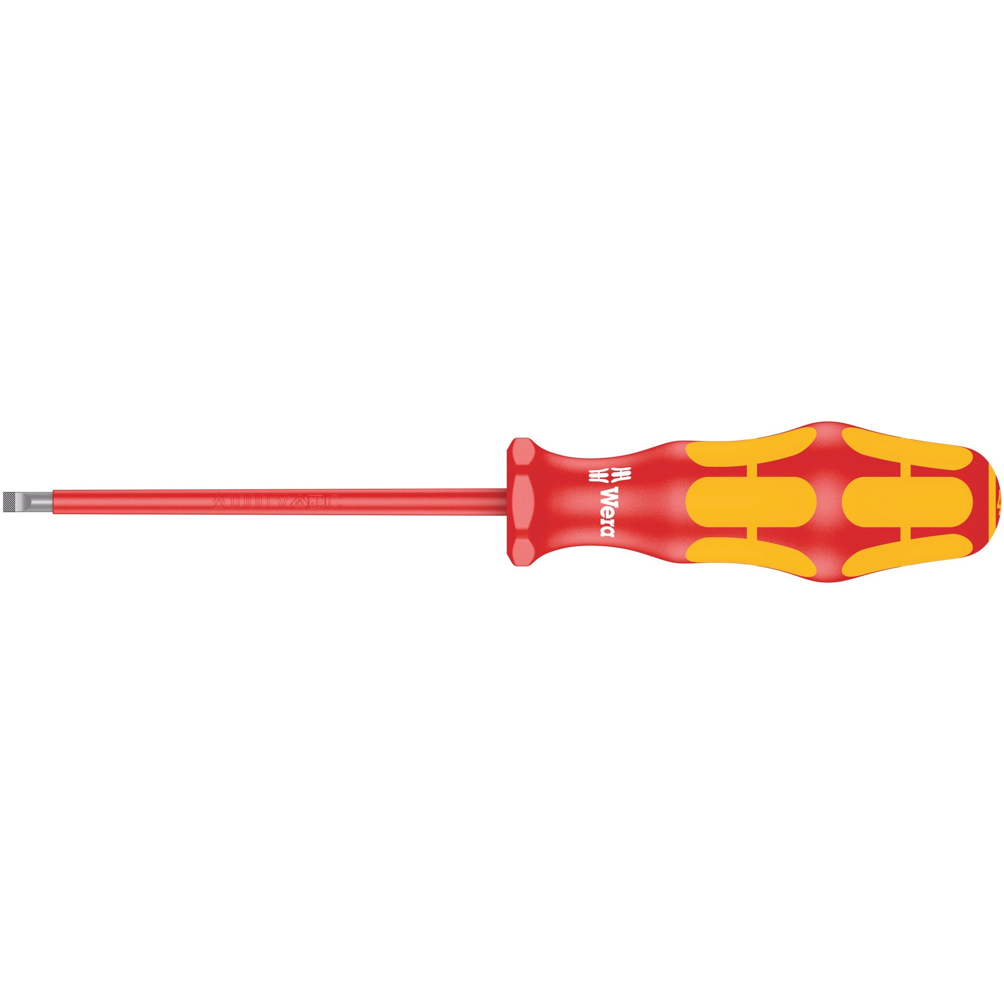 Wera 160 i VDE Insulated screwdriver for slotted screws, 0.8 x 4 x 150 mm