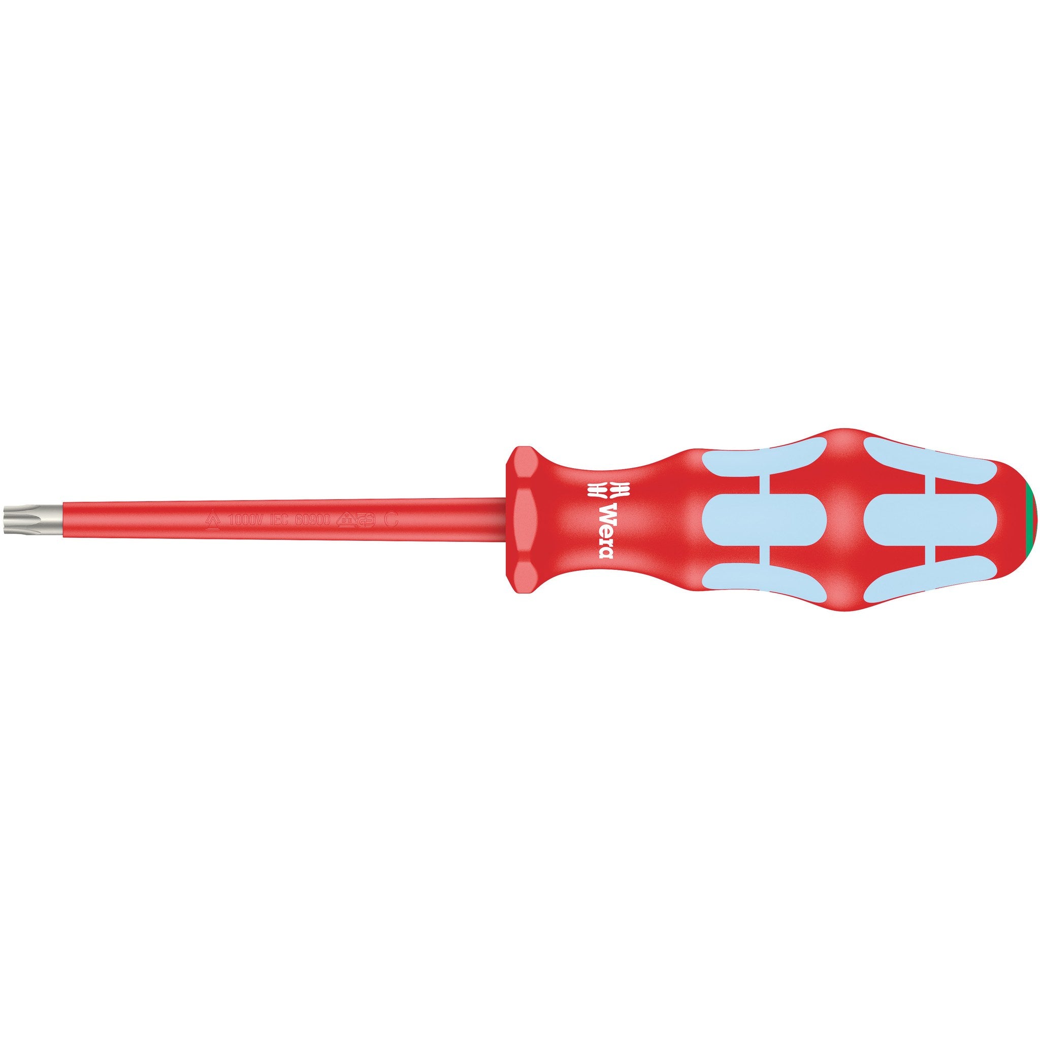 Wera 3167 i VDE insulated TORX® screwdriver, stainless steel, TX 30 x 100 mm