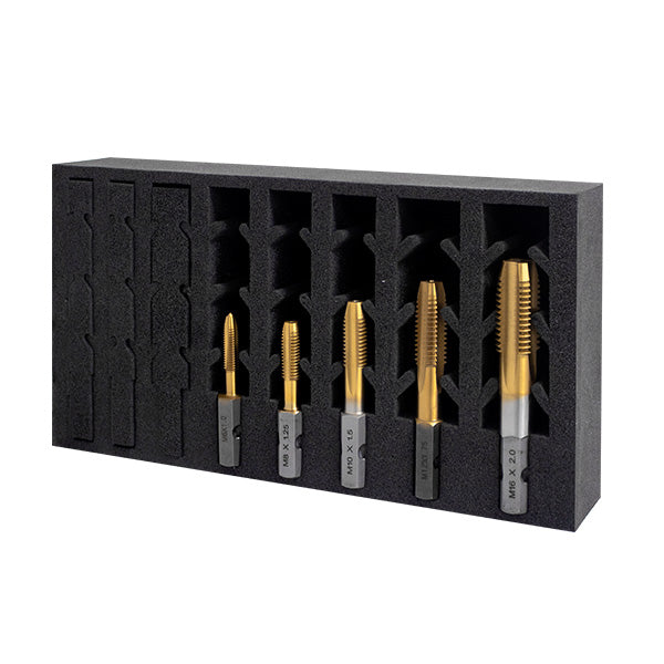 HMT VersaDrive ImpactaTap InsertFoam Set, 1/4, 5/16, 3/8, 1/2, 5/8 UNC