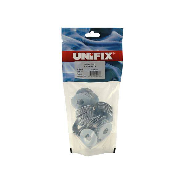 Mudguard Washer Pouch BZP - M12x38