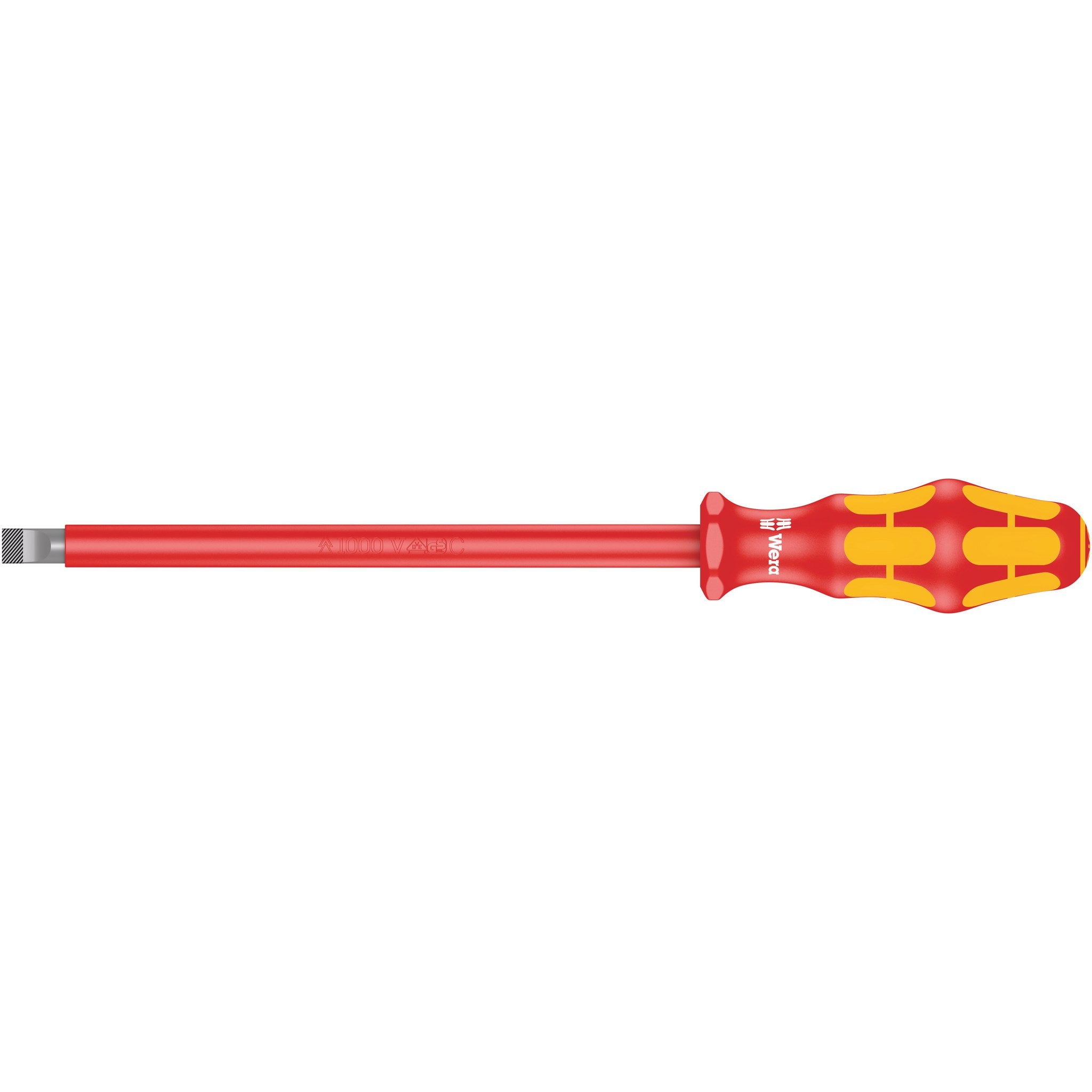 Wera 160 i VDE Insulated screwdriver for slotted screws, 1.6 x 10 x 200 mm