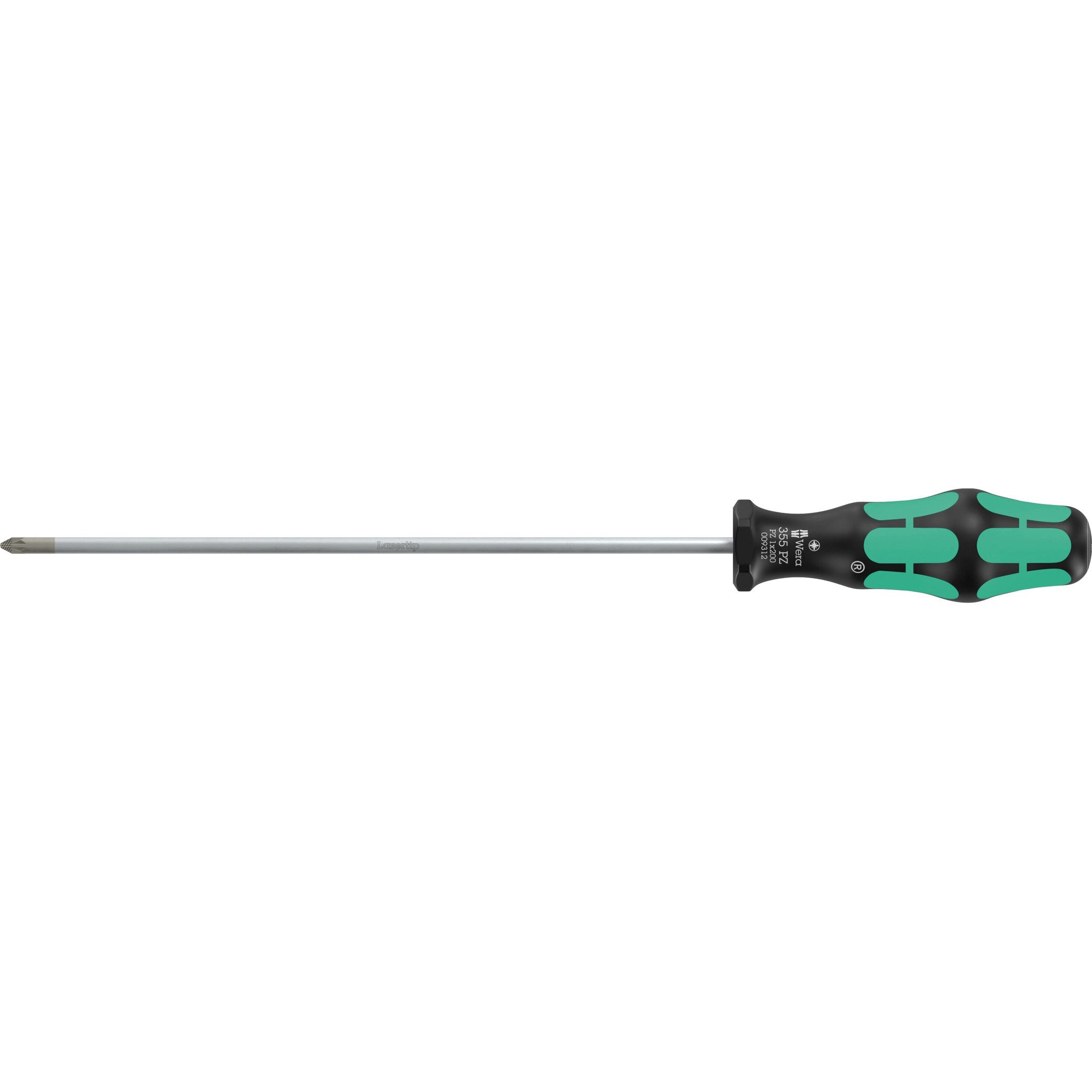Wera 355 PZ Screwdriver for Pozidriv screws, PZ 1 x 200 mm