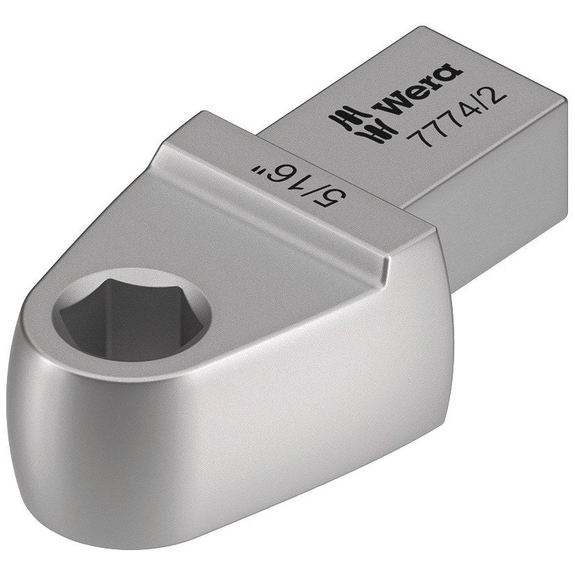 Wera 7774/2 Bit adapter insert, 5/16", 9x12 mm, 9x12 x 5/16" x 41.85 mm