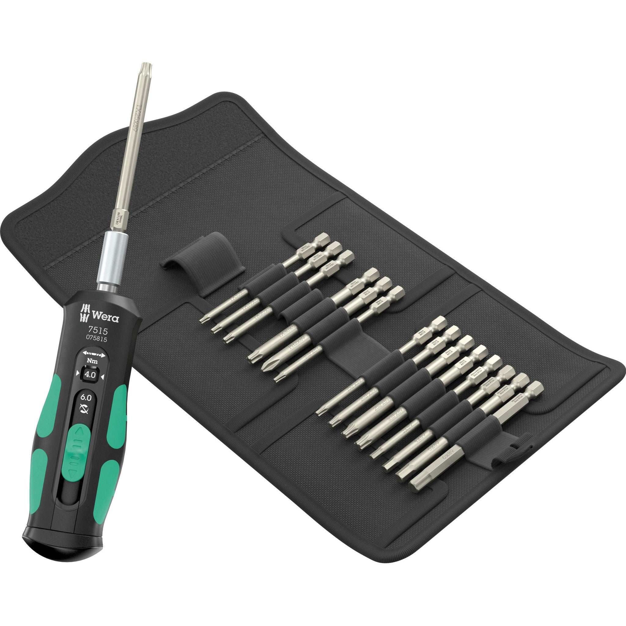Wera 7515/16 Kraftform Safe-Torque Speed Universal 1, 16 pieces