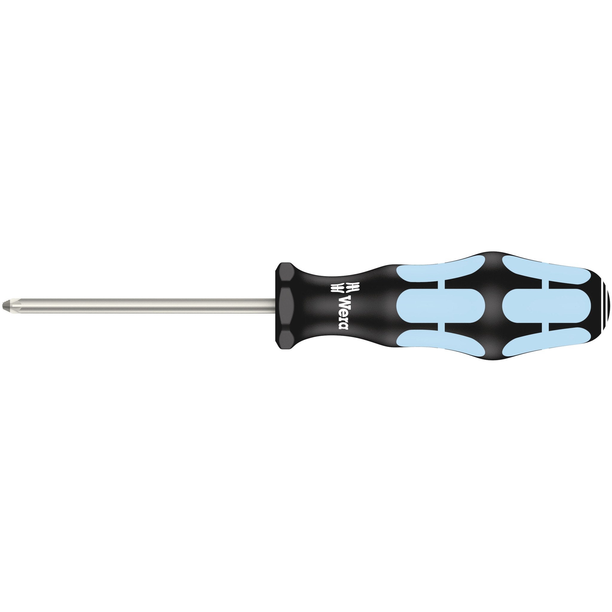 Wera 3355 PZ Screwdriver for Pozidriv screws, stainless, PZ 1 x 80 mm