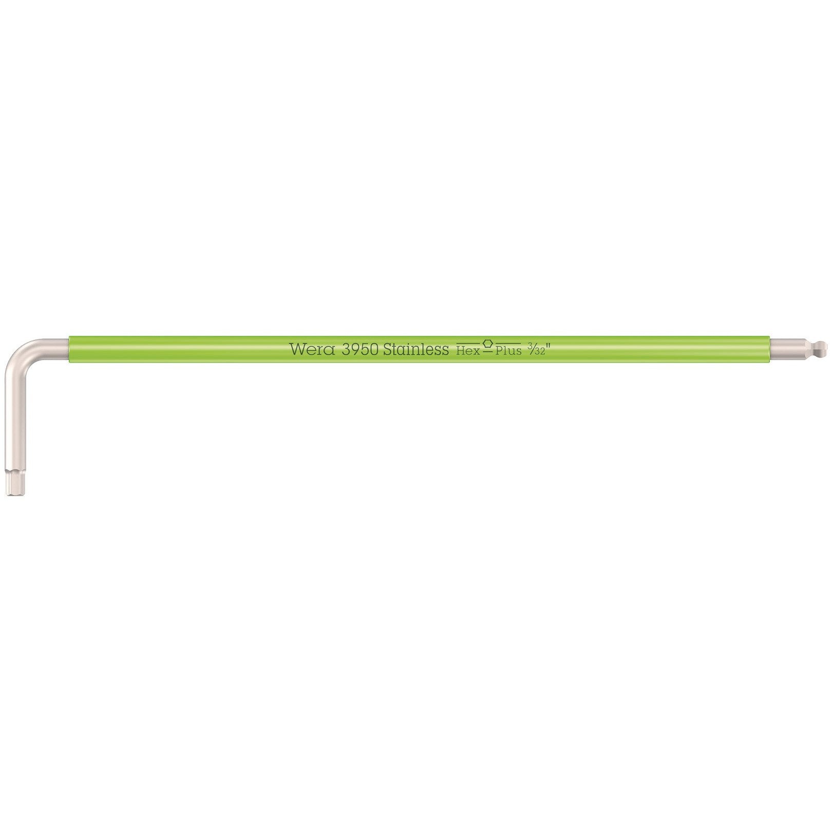 Wera 3950 SPKL Multicolour Imperial L-keys, imperial, stainless, 3/32" x 112 mm