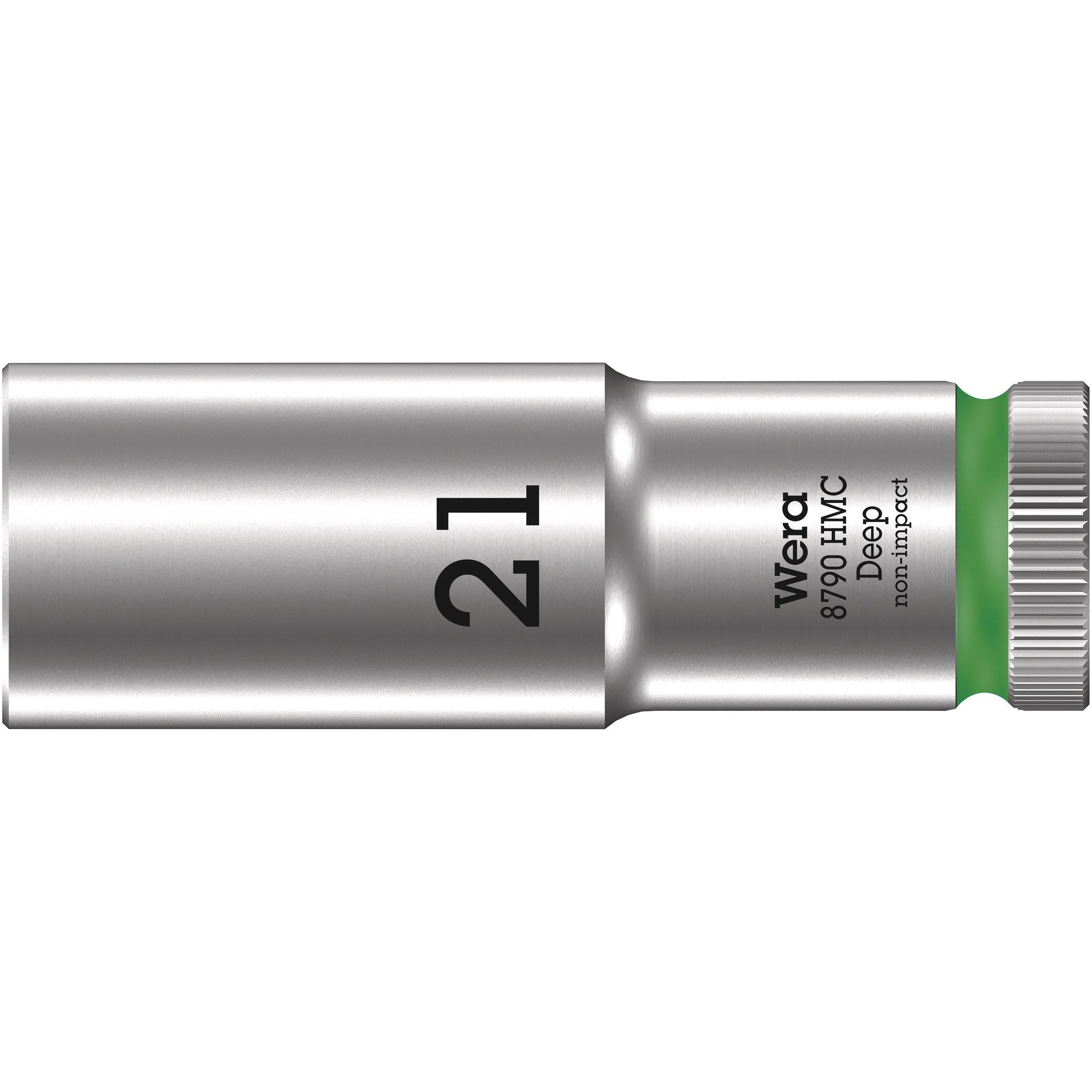 Wera 8790 HMC Deep socket with 1/2" drive, 21 x 83 mm