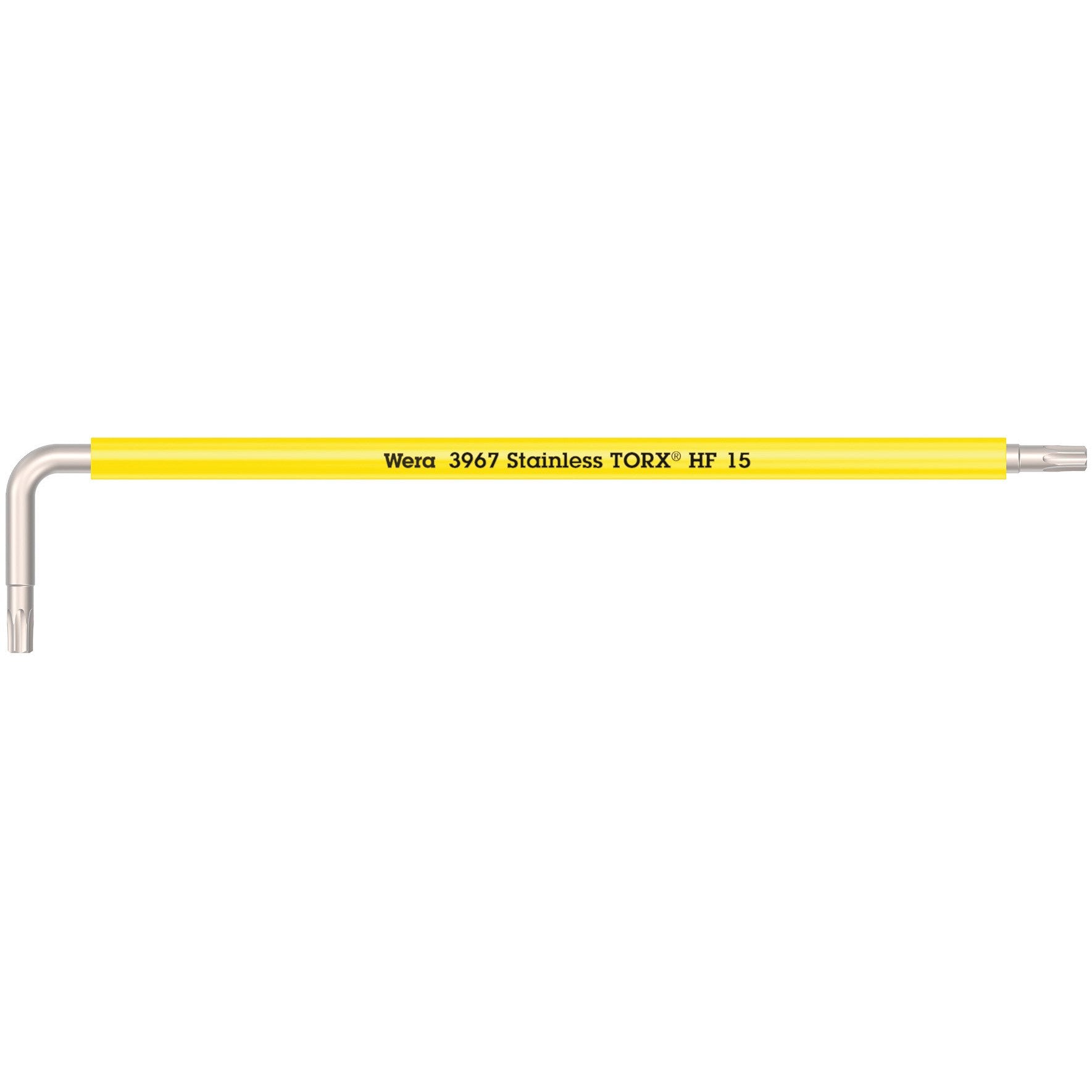 Wera 3967 SXL TORX® HF L-key Multicolour with holding function, long, stainless, TX 15