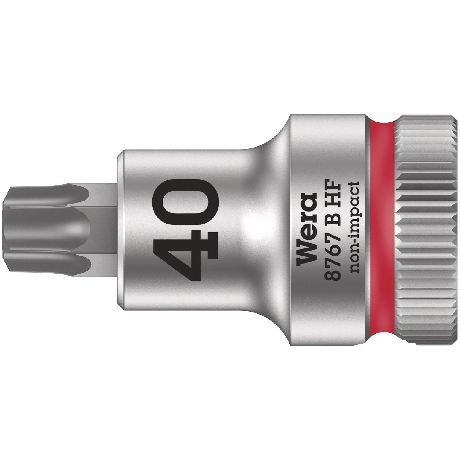 Wera 8767 B HF TORX® Zyklop bit socket with holding function, 3/8" drive, TX 40 x 35