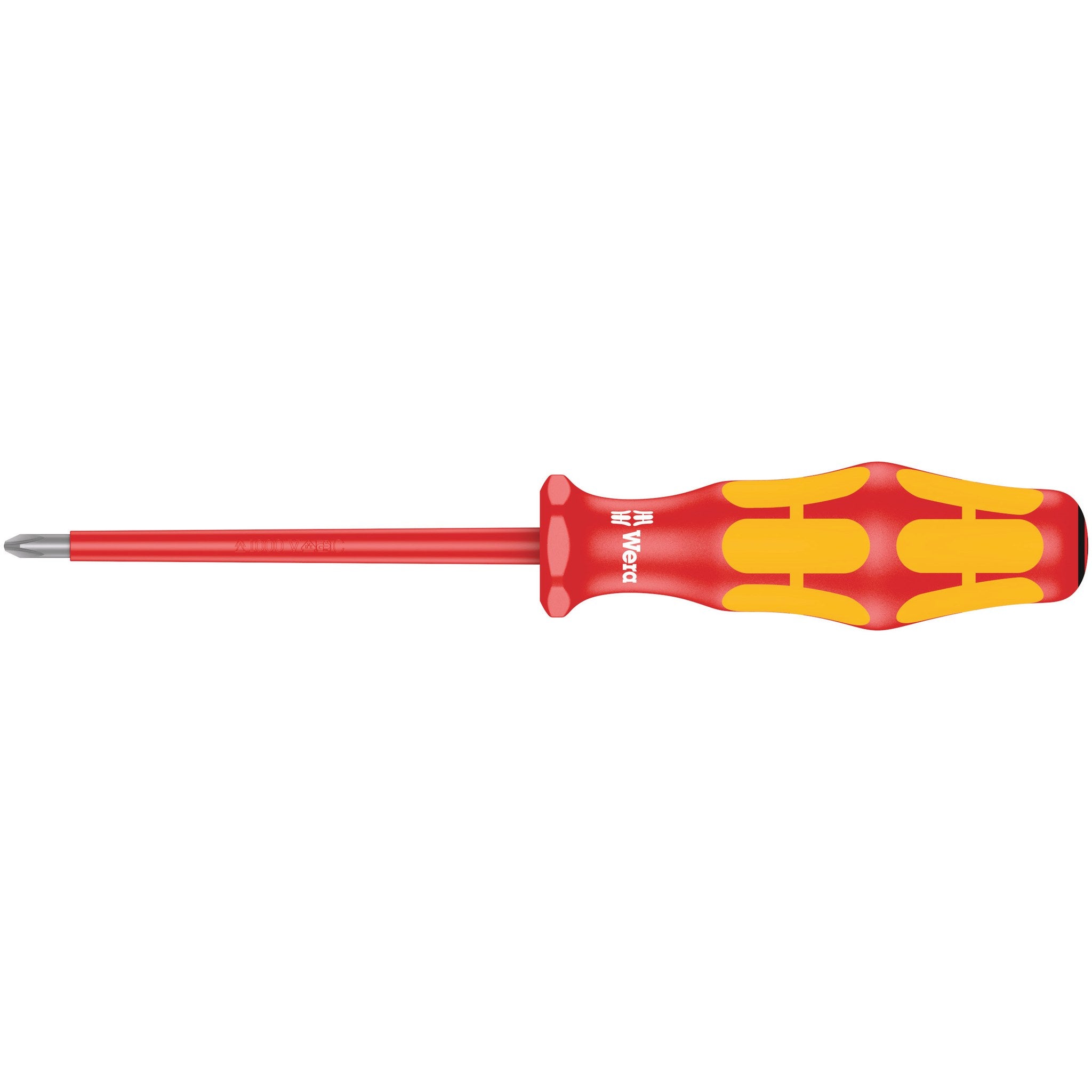 Wera 165 i PZ VDE Insulated screwdriver for Pozidriv screws, PZ 0 x 80 mm