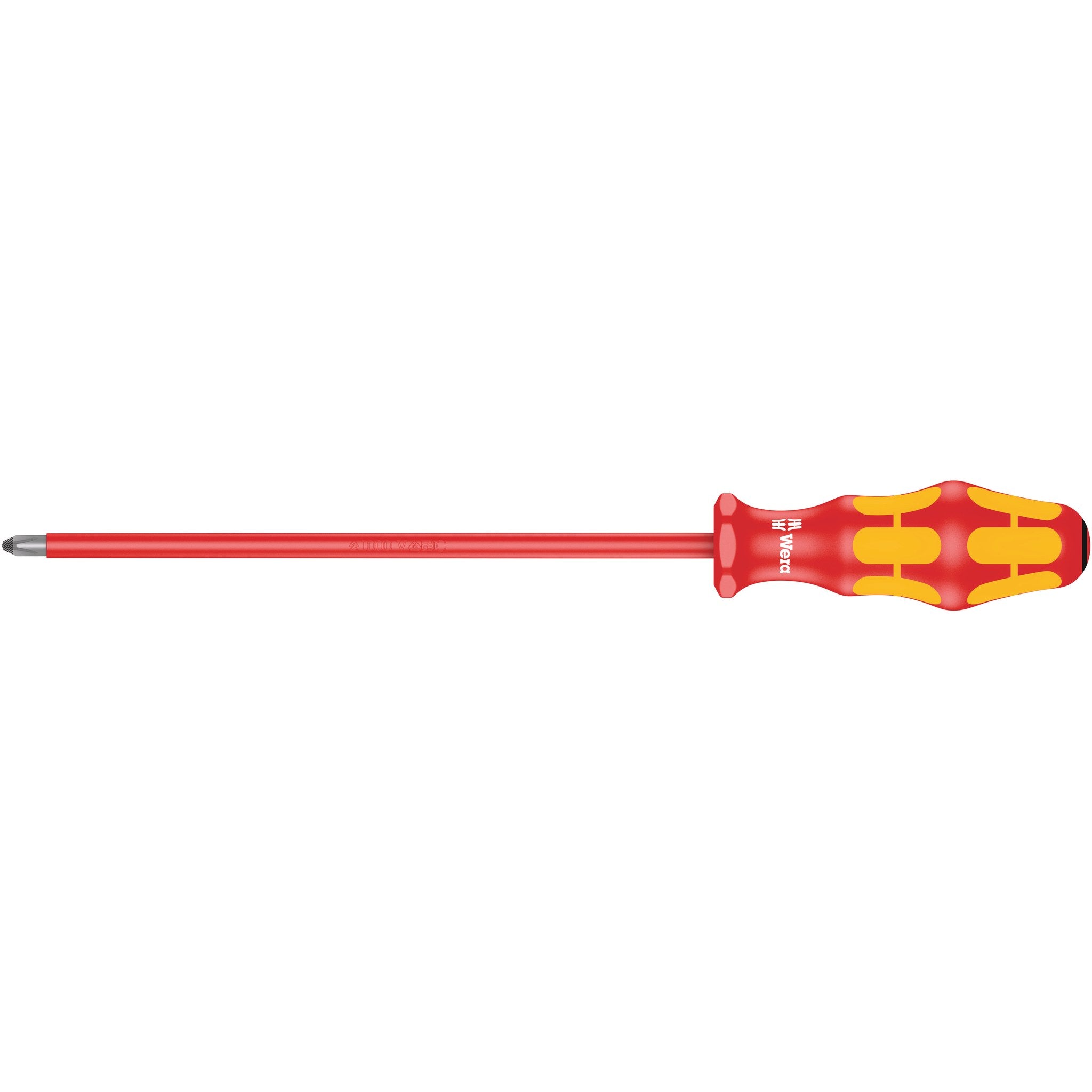 Wera 165 i PZ VDE Insulated screwdriver for Pozidriv screws, PZ 2 x 200 mm