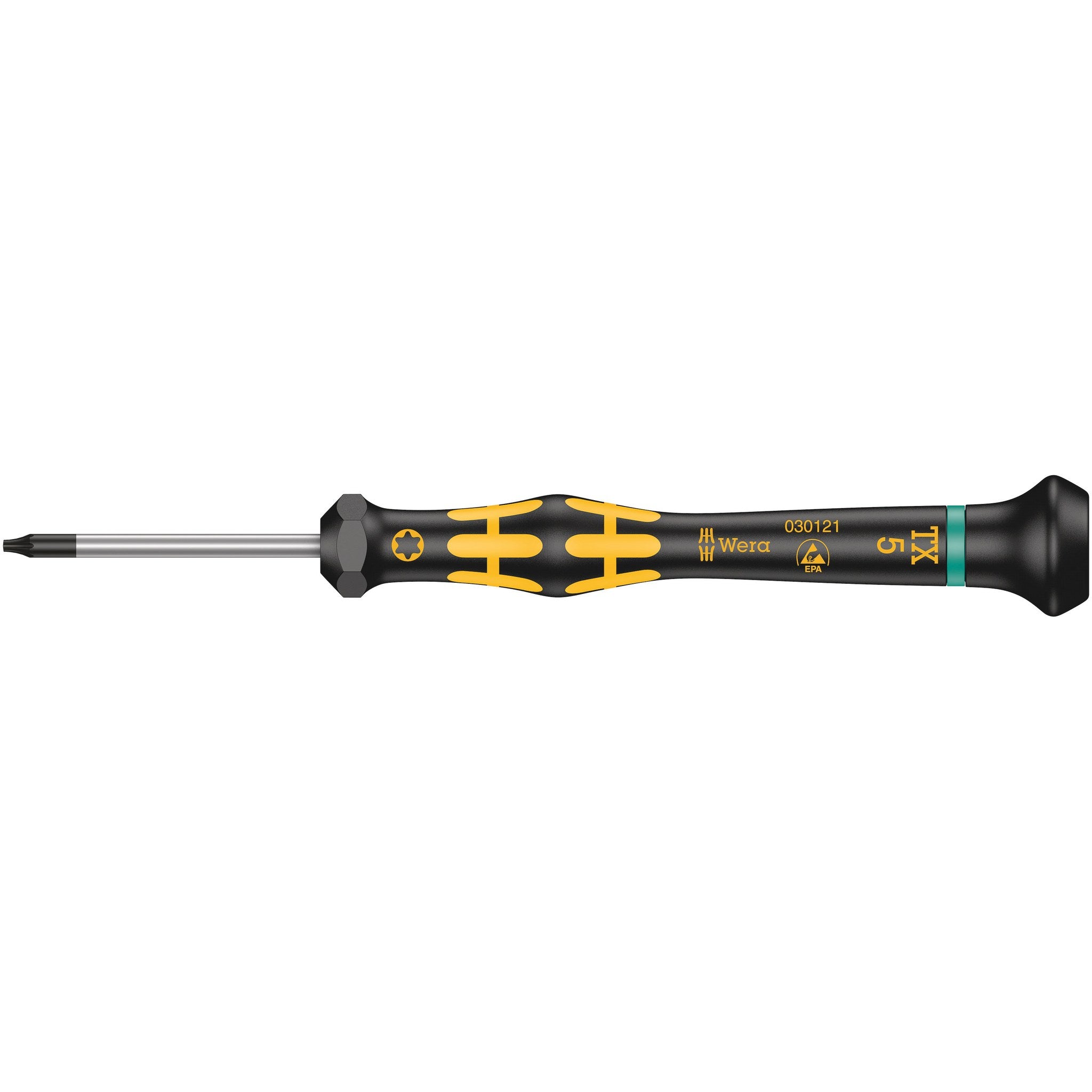 Wera 1567 TORX® ESD Kraftform Micro screwdriver for TORX® screws, TX 5 x 40 mm