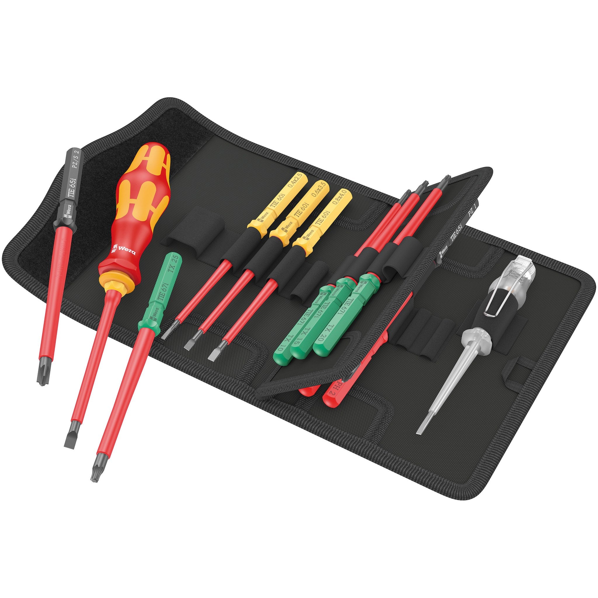 Wera Kraftform Kompakt VDE 16 Universal 1 Tool finder, 16 pieces