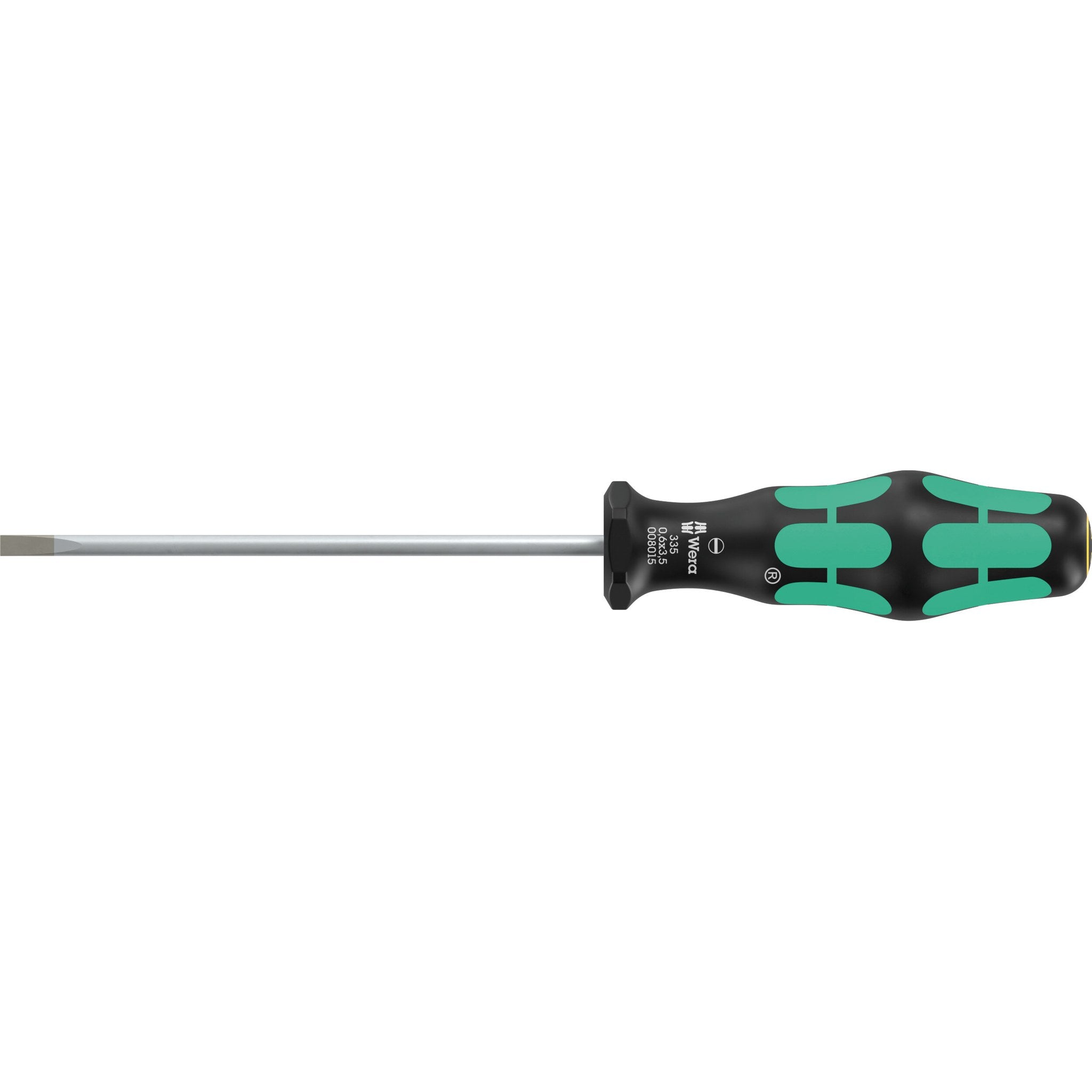 Wera 335 Screwdriver for slotted screws, 0.6 x 3.5 x 100 mm