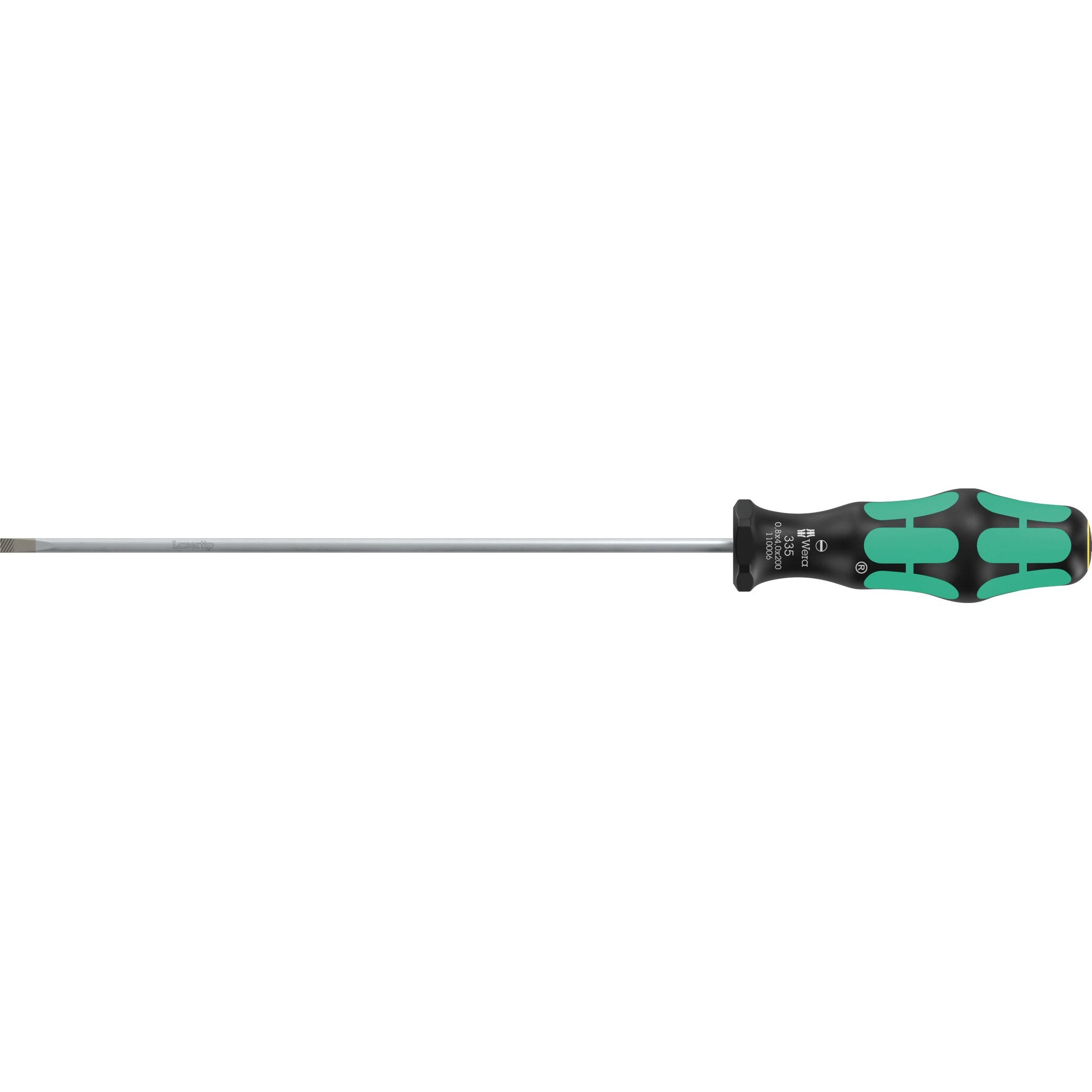 Wera 335 Screwdriver for slotted screws, 0.8 x 4 x 200 mm