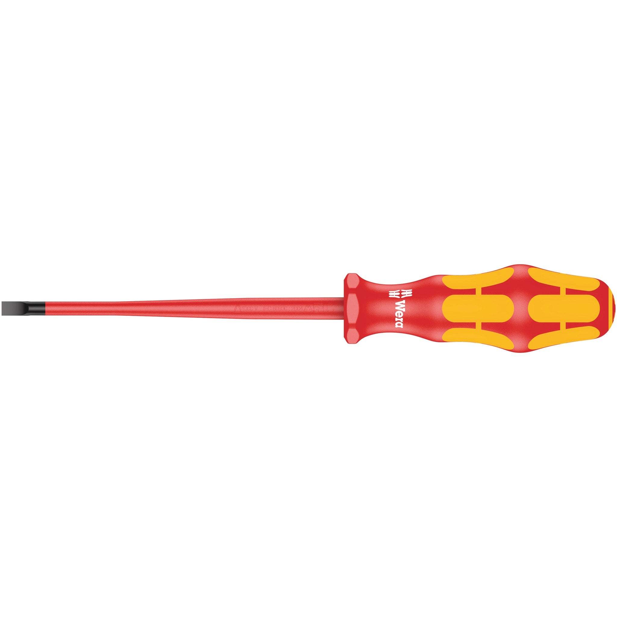 Wera 160 iS VDE Insulated screwdriver with reduced blade diameter for slotted screws, 1