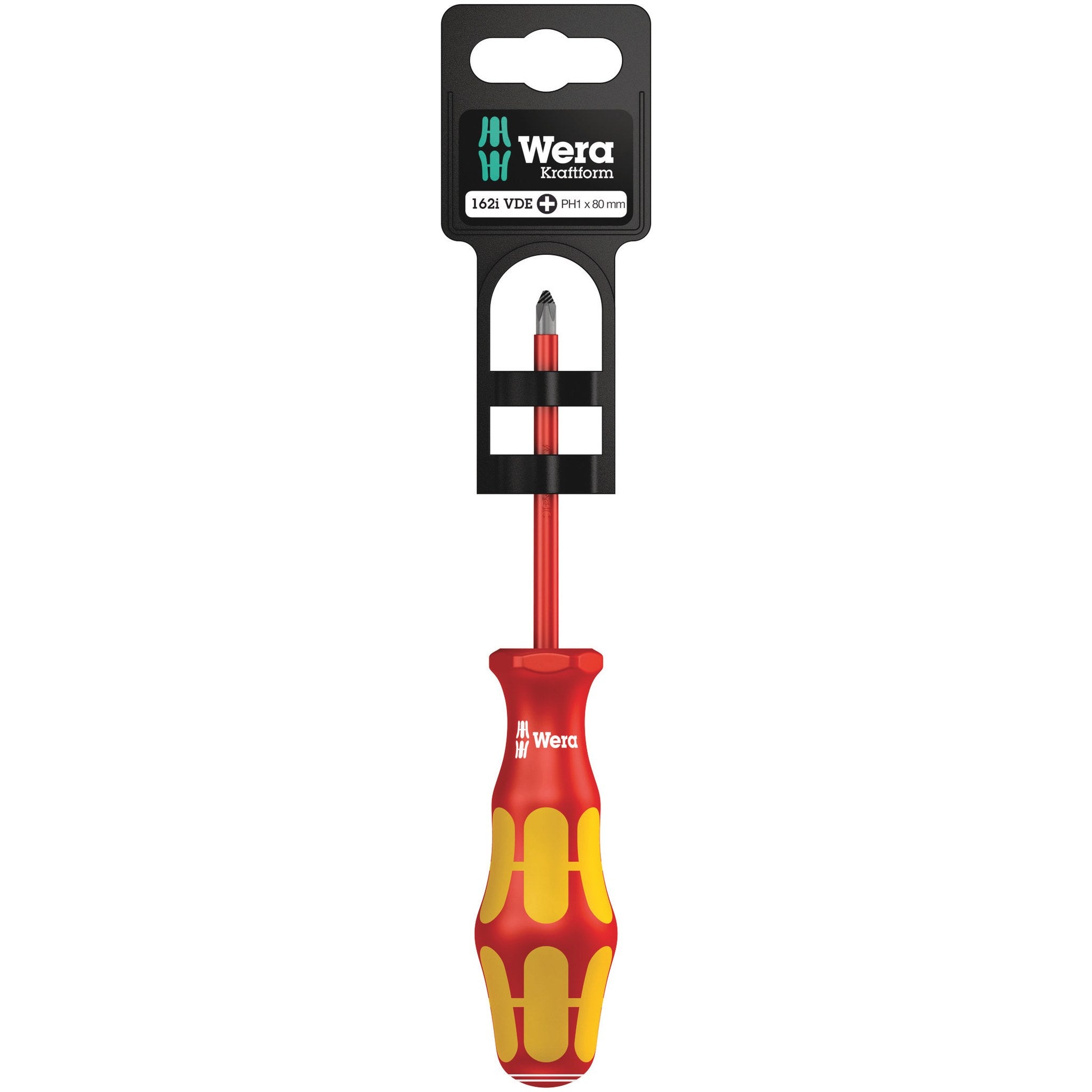 Wera 162 i PH SB VDE Insulated screwdriver for Phillips screws, PH 1 x 80 mm