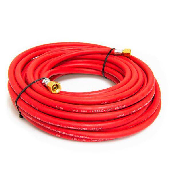 Acetylene Hose 10mm (3/8" Fittings) — 10 Metre