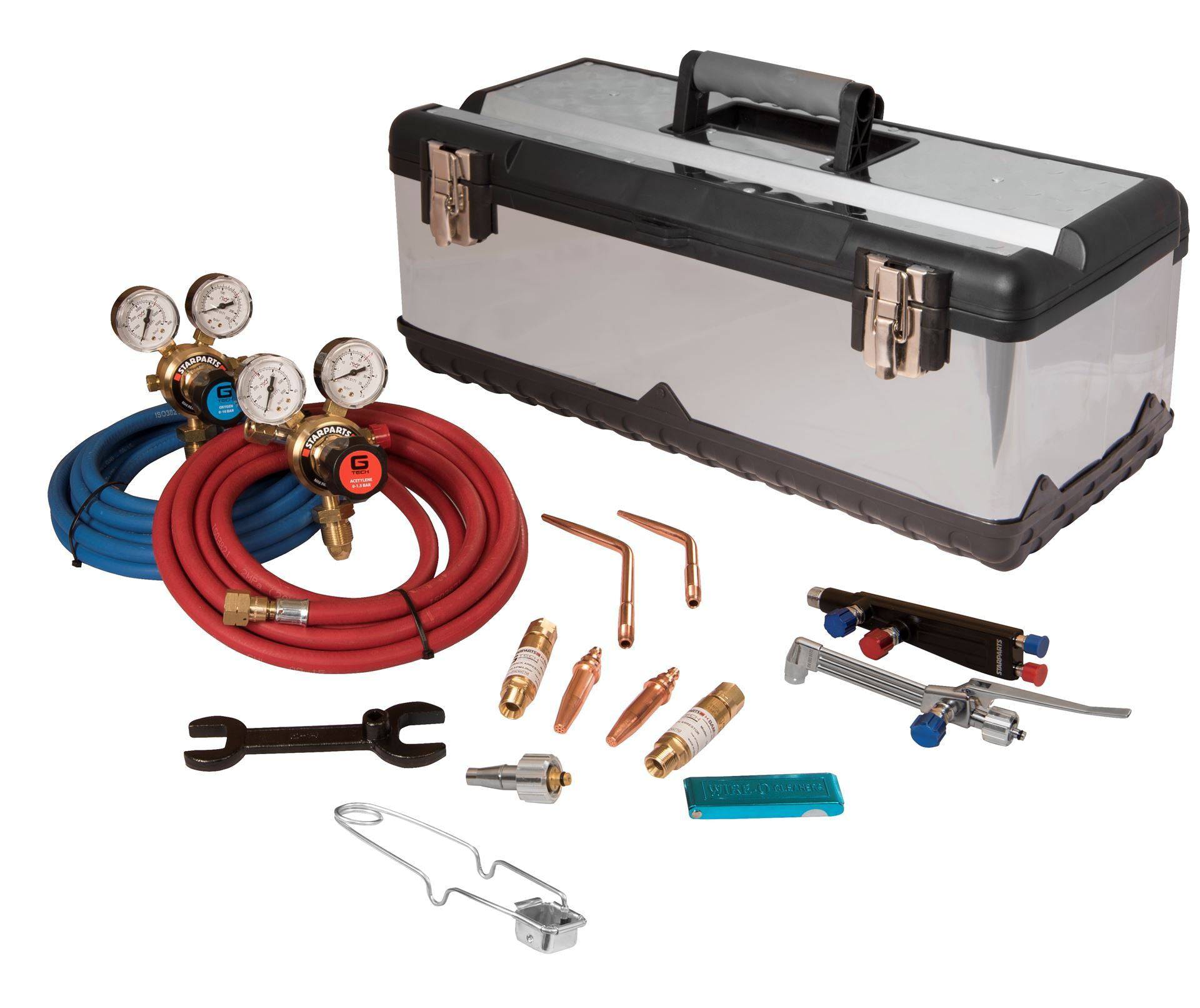 Lightweight Acetylene Case Welding and Cutting Set
