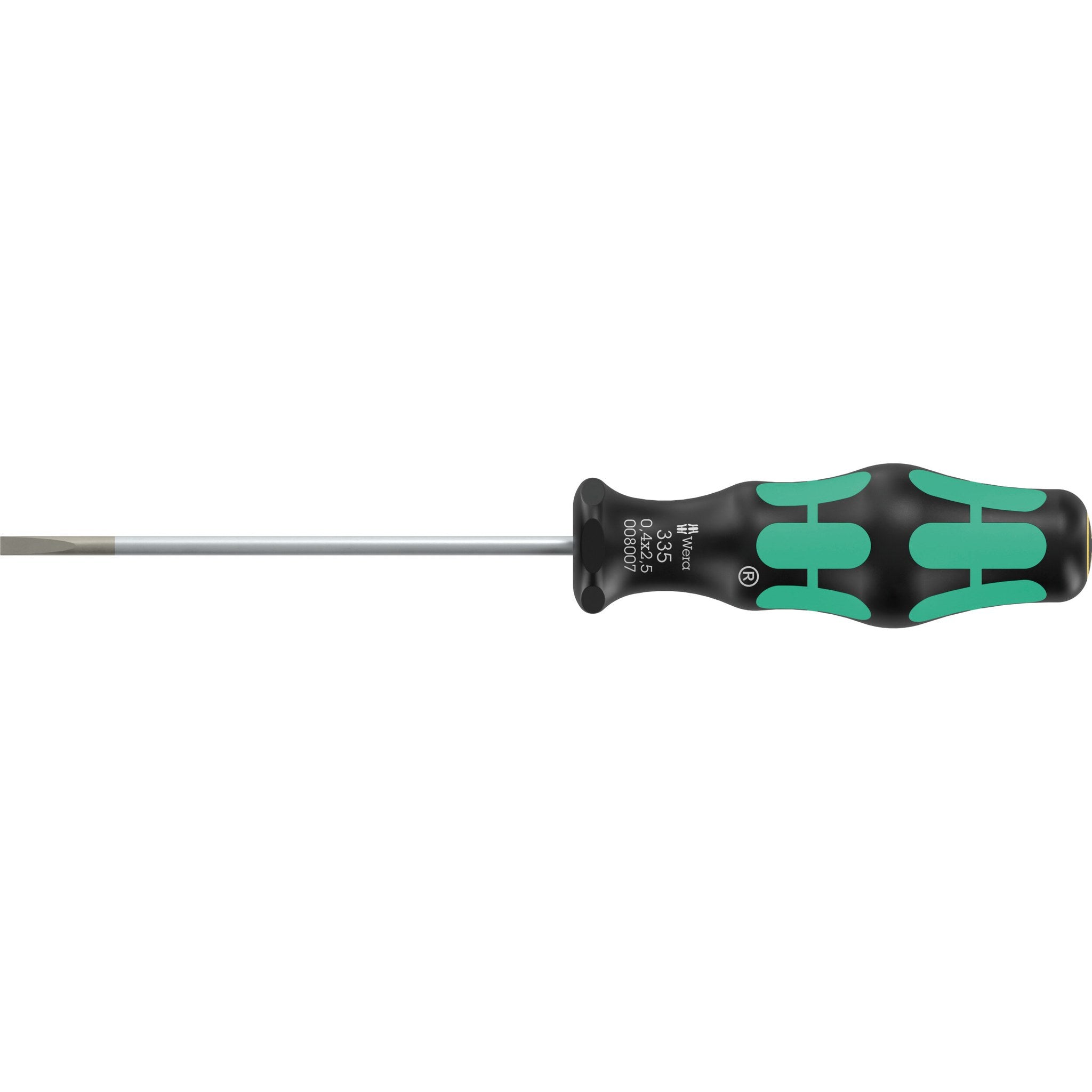 Wera 335 Screwdriver for slotted screws, 0.4 x 2.5 x 75 mm