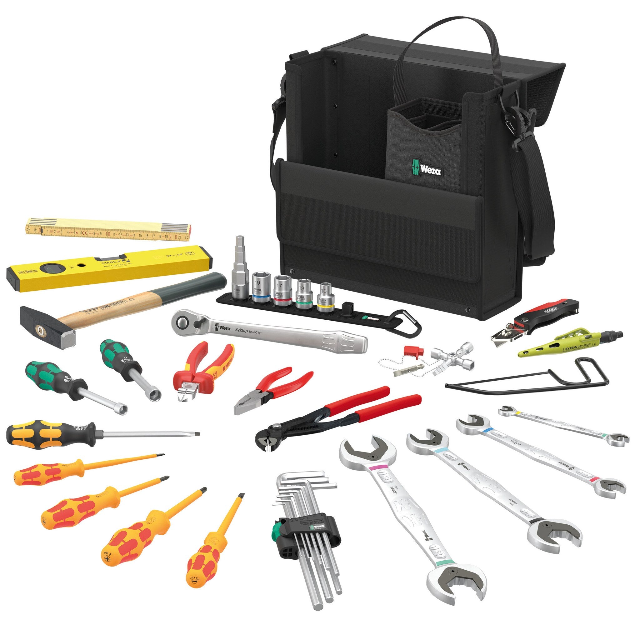 Wera 2go SHK 1 Tool set for plumbing, heating and air conditioning, 30 pieces