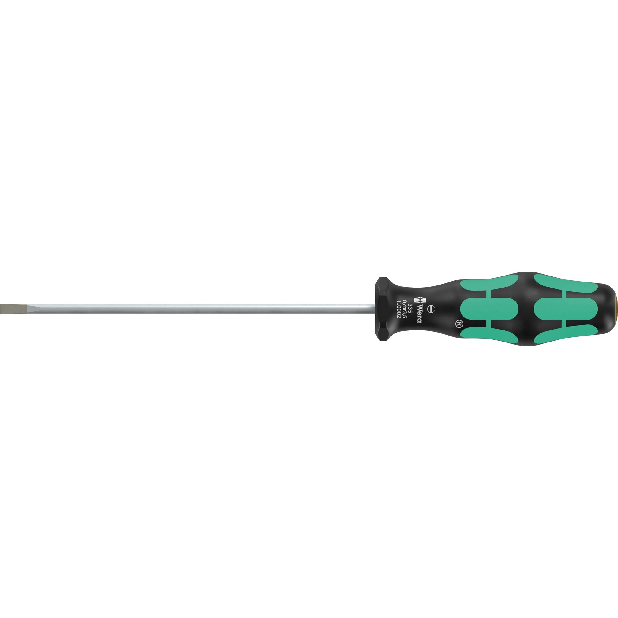 Wera 335 Screwdriver for slotted screws, 0.6 x 3.5 x 125 mm