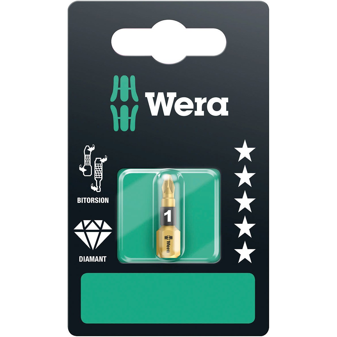 Wera 855/1 BDC SB bits, PZ 1 x 25 mm