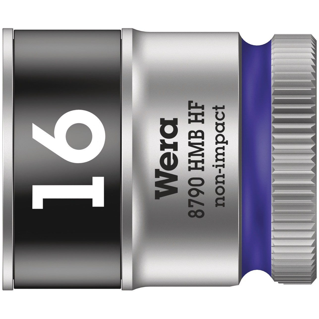 Wera 8790 HMB HF Zyklop socket with 3/8" drive with holding function, 16 x 29 mm