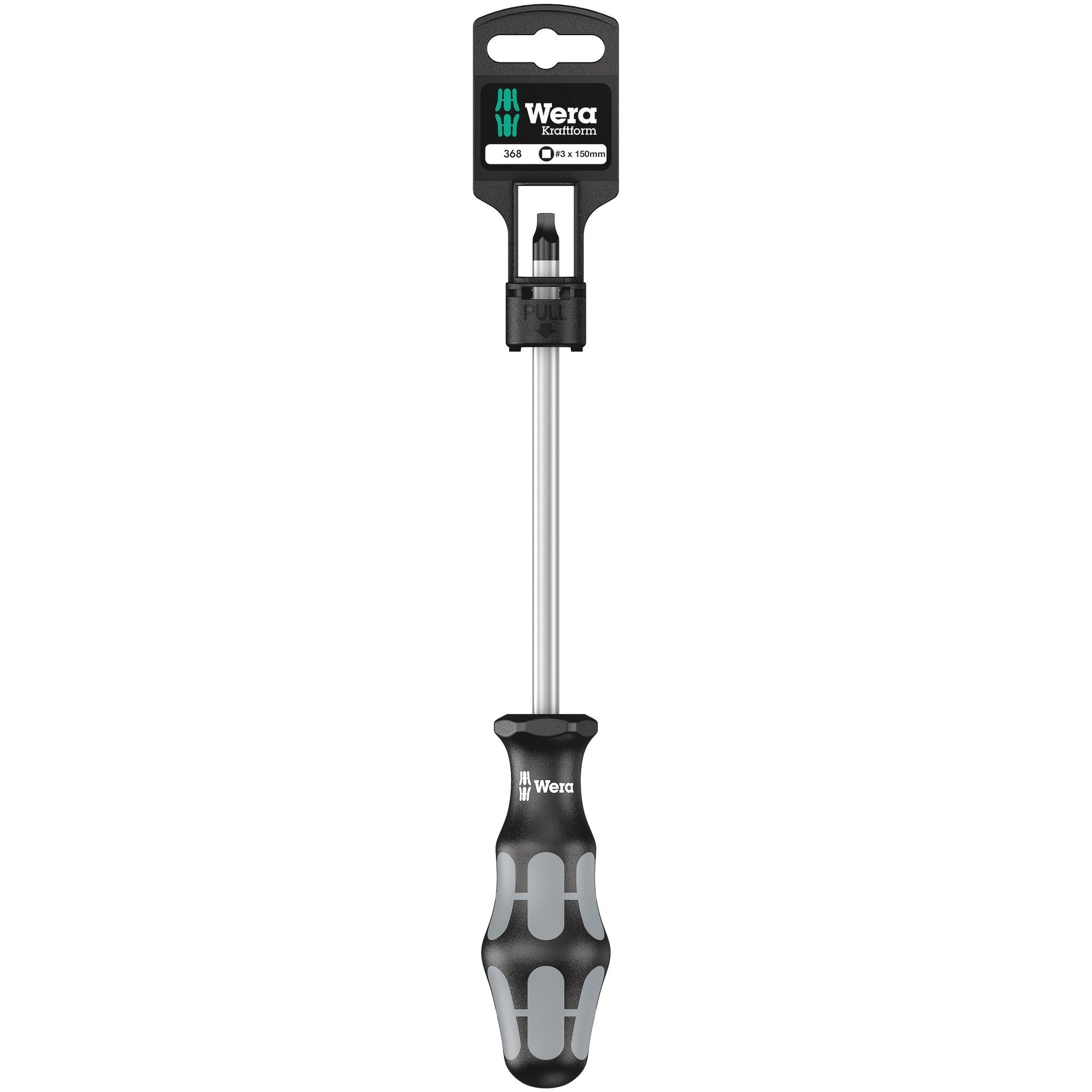 Wera 368 SB Screwdriver for square socket head screws, # 3 x 150 mm