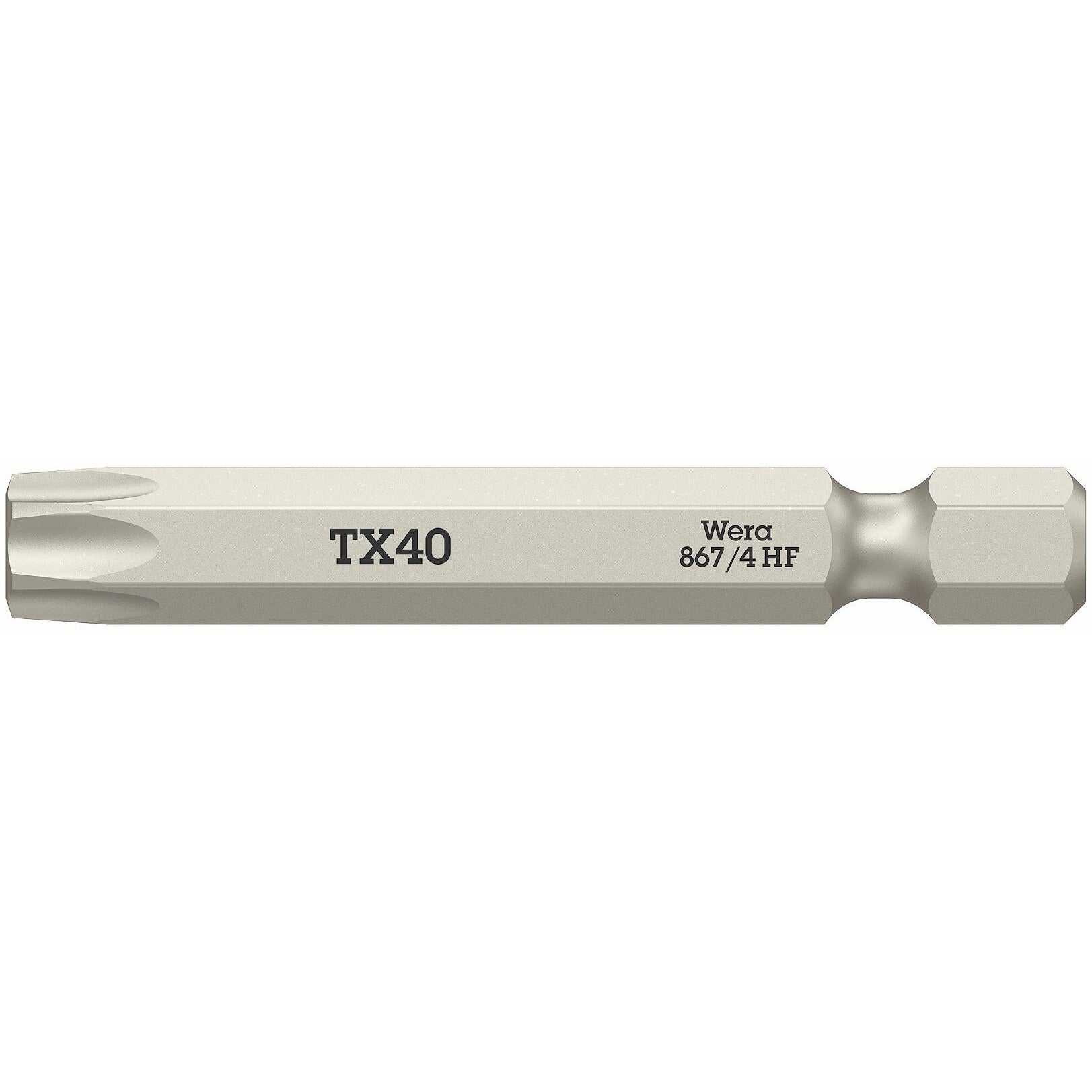 Wera 867/4 TORX® HF Bits with holding function, TX 40 x 50 mm
