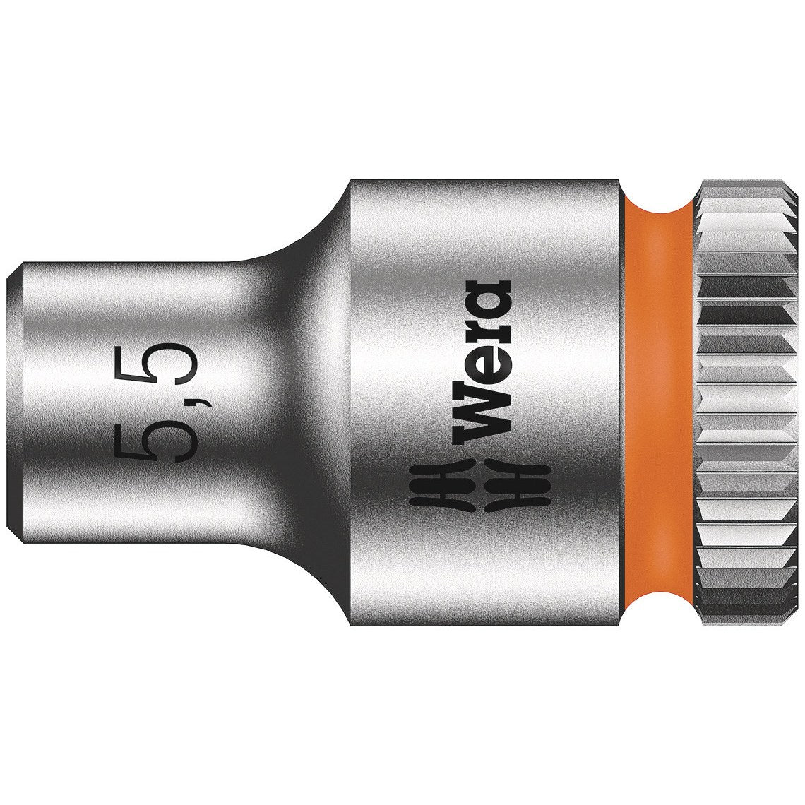 Wera 8790 HMA Zyklop 1/4" socket, 5.5 x 23 mm