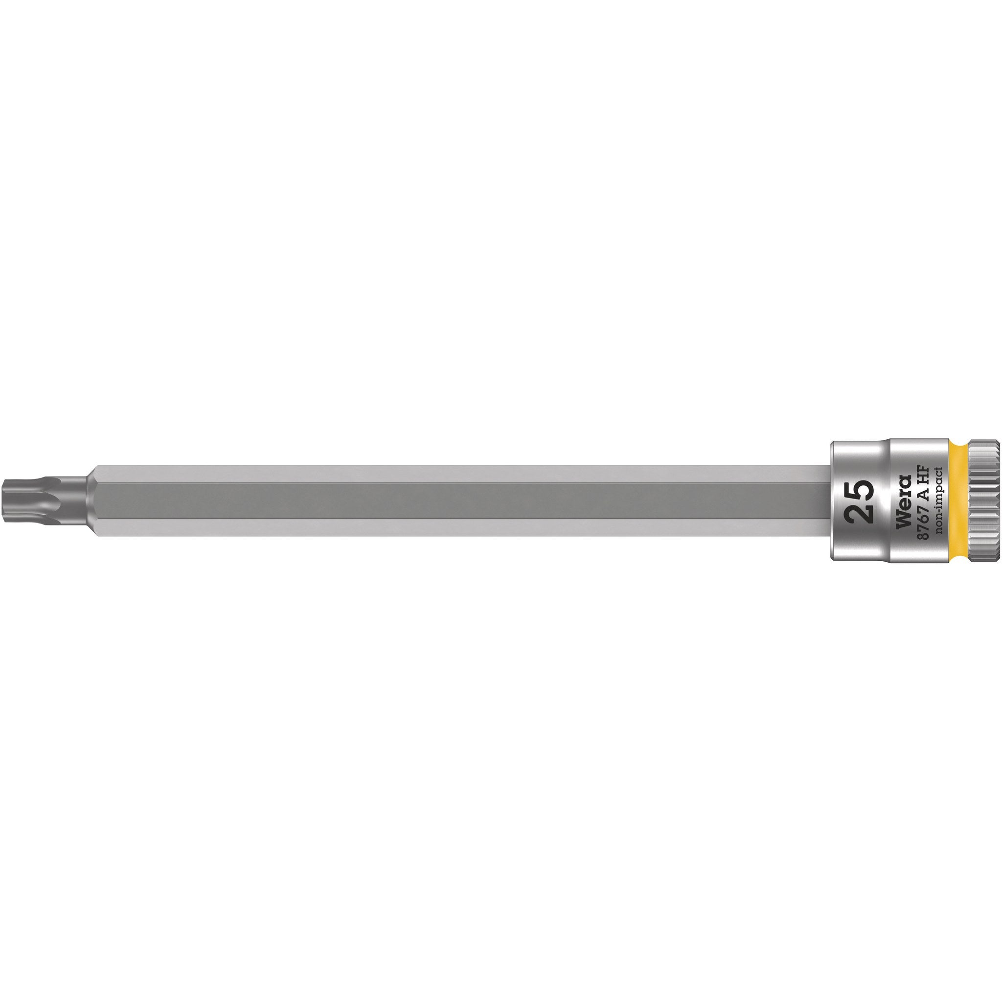 Wera 8767 A HF TORX® Zyklop bit socket with holding function, 1/4" drive, TX 25 x 100