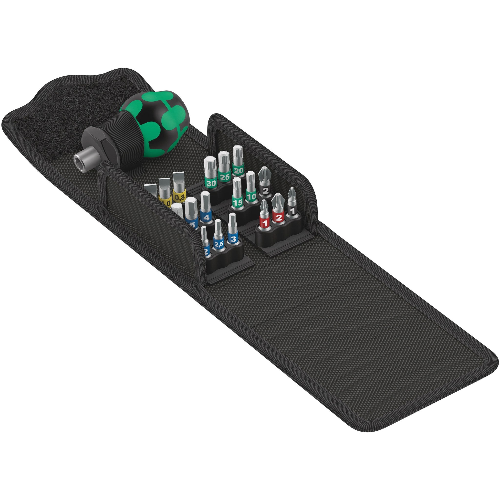 Wera Kraftform Kompakt Stubby 1, 19 pieces