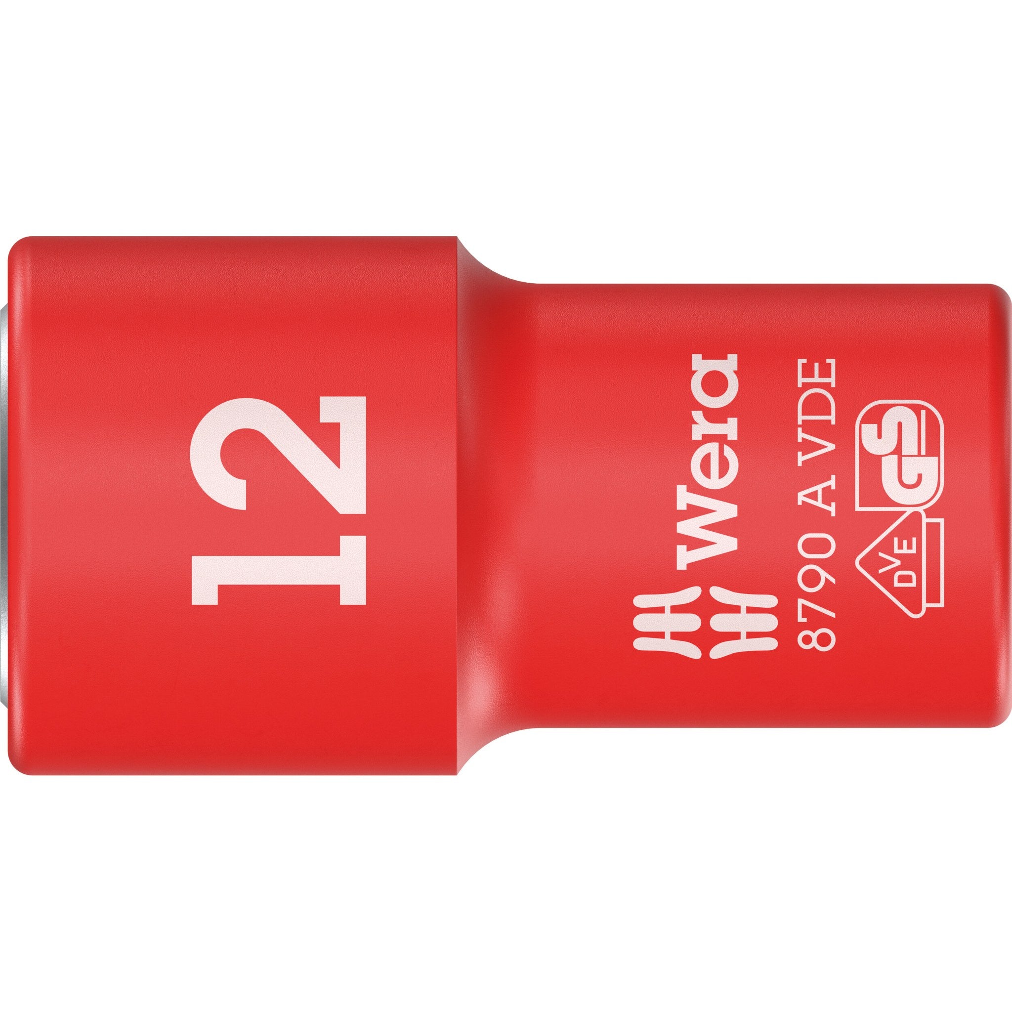 Wera 8790 A VDE Zyklop Socket, insulated, with 1/4" drive, 12 x 41 mm