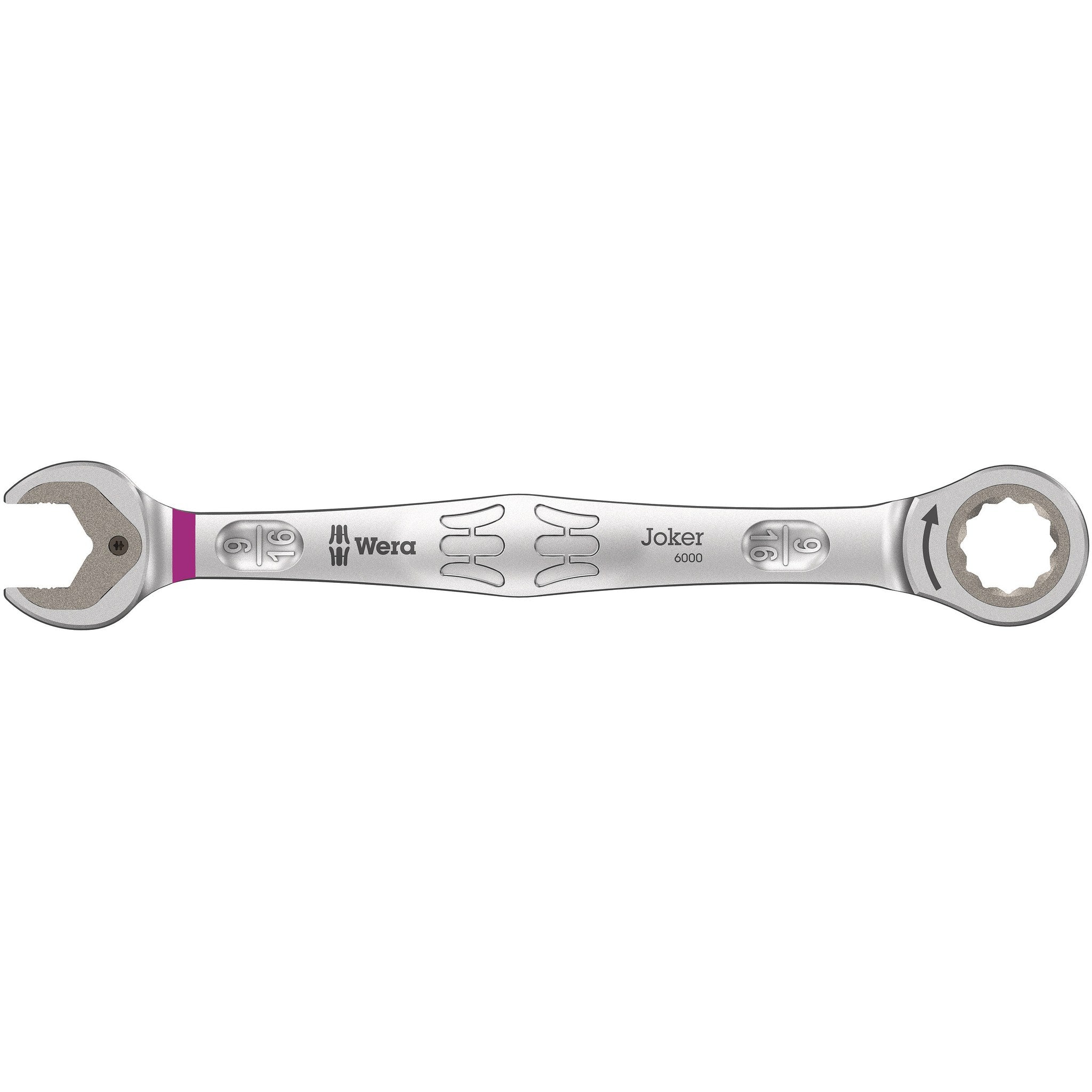 Wera 6000 Joker Ratcheting combination wrenches, Imperial, 9/16" x 188 mm