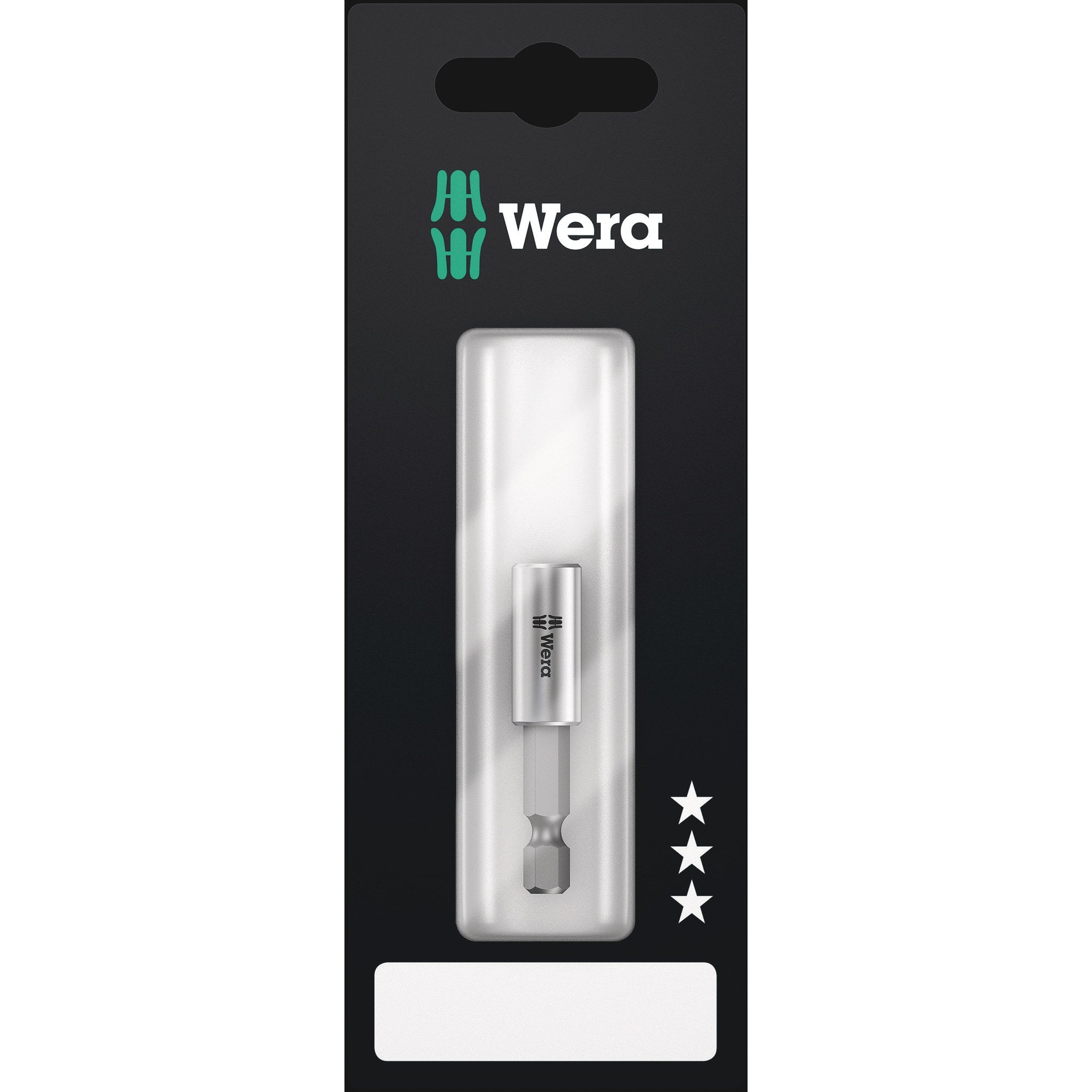 Wera 899/4/1 S Universal Bit Holder with strong retaining ring, 1/4" x 50 mm