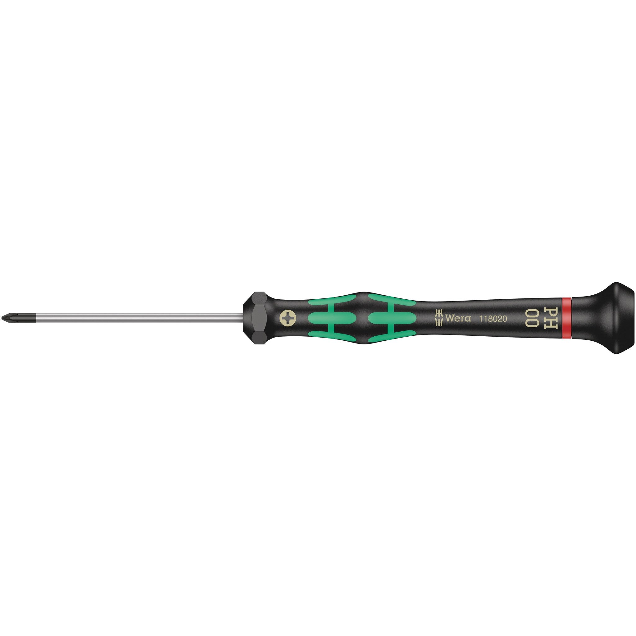Wera 2050 PH Screwdriver for Phillips screws for electronic applications, PH 00 x 60 mm