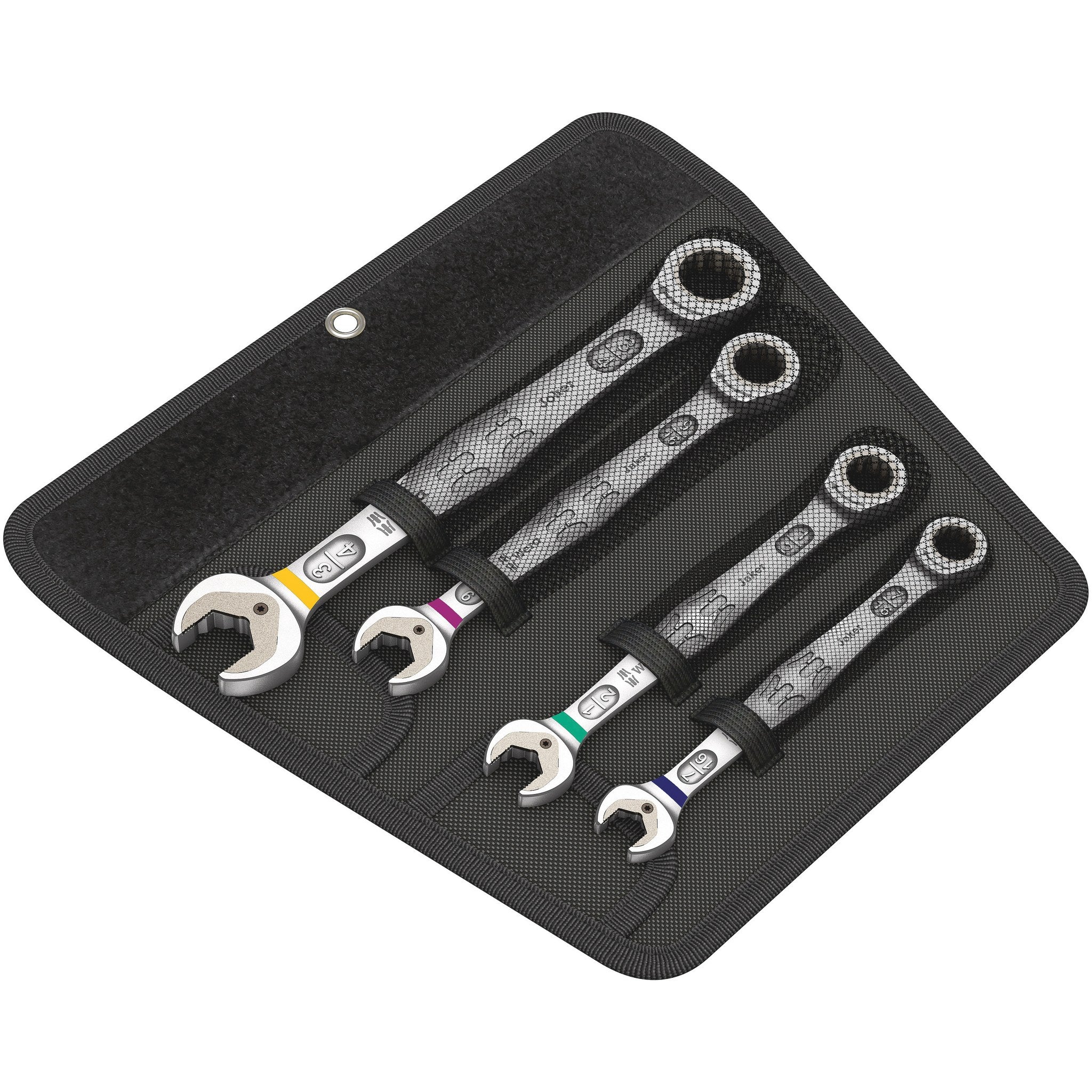 Wera 6000 Joker 4 Imperial Set 1 Ratcheting combination wrenches set, Imperial, 4