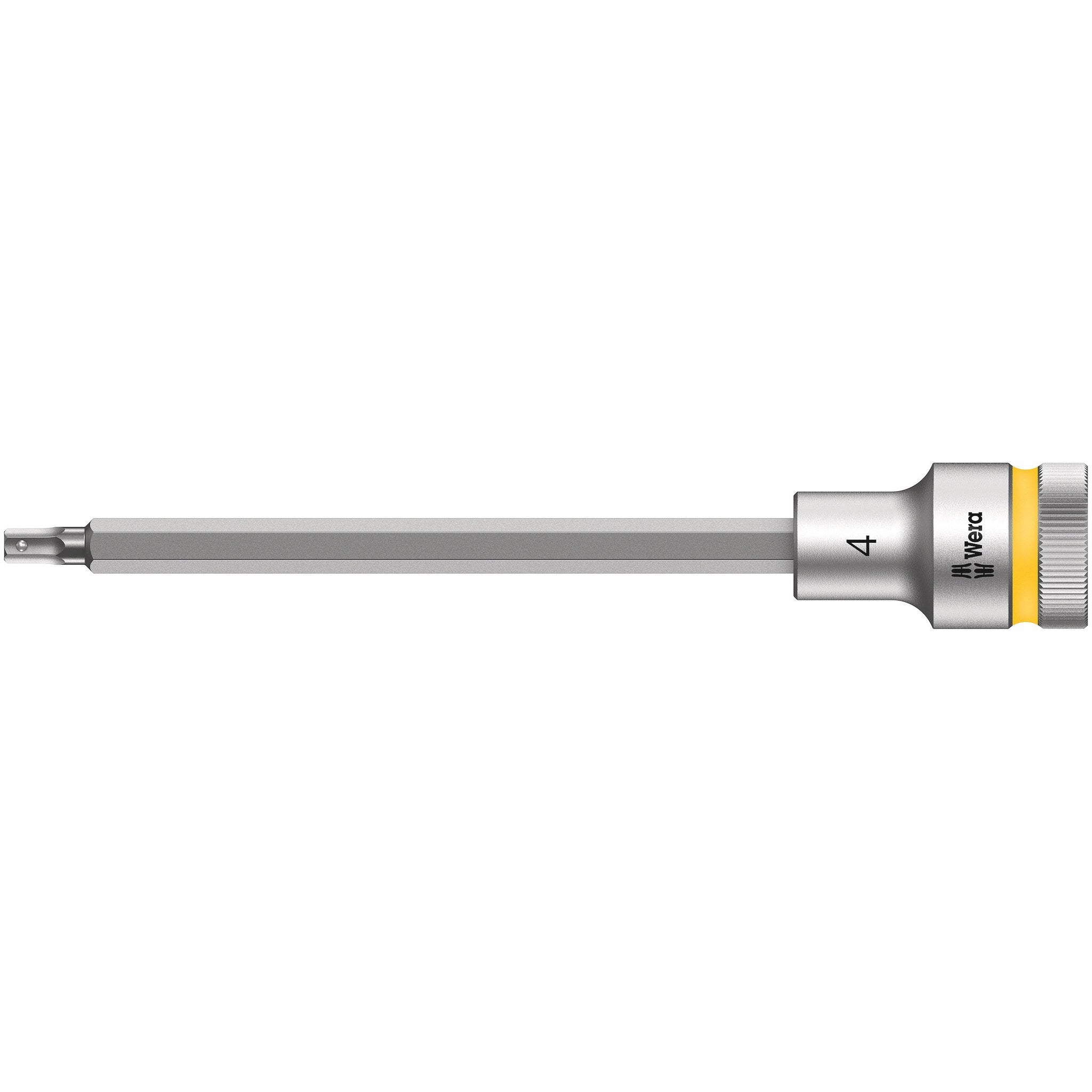 Wera 8740 C HF Zyklop bit socket with 1/2" drive with holding function, 4 x 140 mm