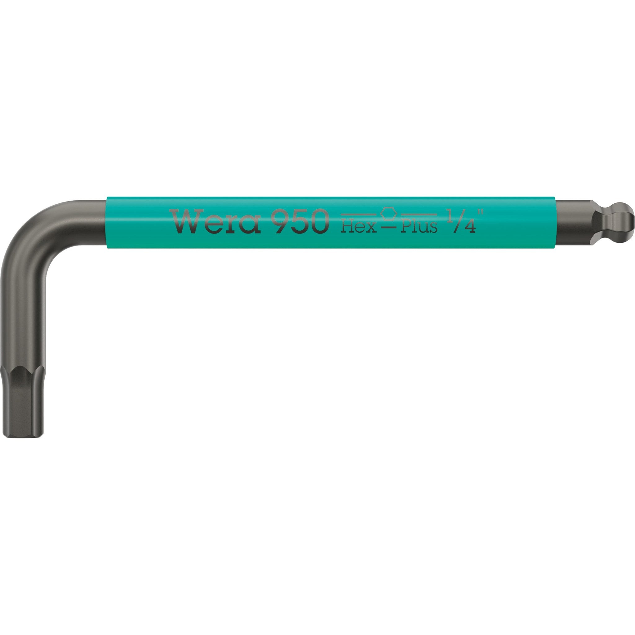 Wera 950 SPKS L-key Multicolour, Imperial, BlackLaser, 1/4" x 100 mm